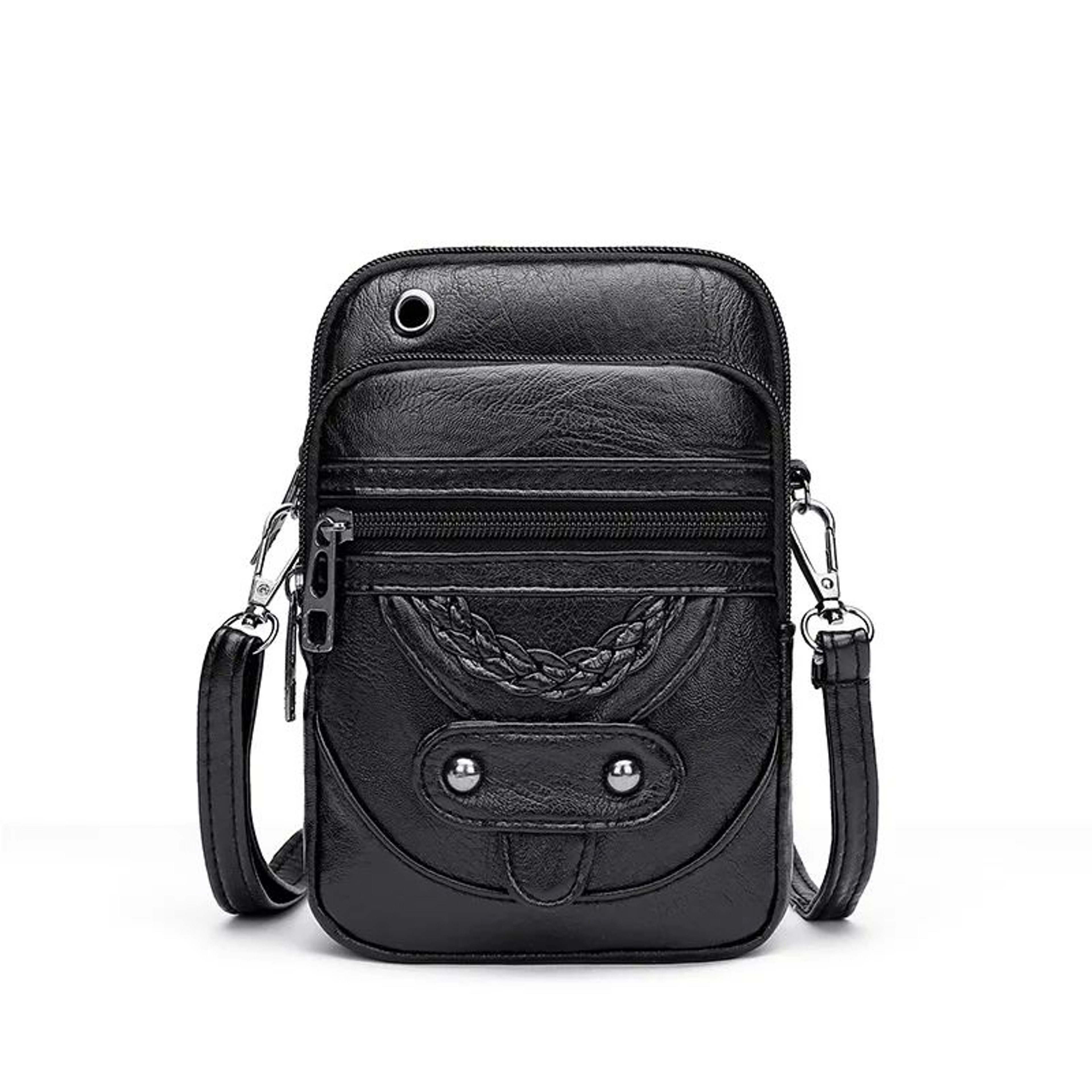 Vintage PU Leather Crossbody Bag for Women – Multi-Functional Small Shoulder Handbag with Cash Purse & Cell Phone Holder – view 7