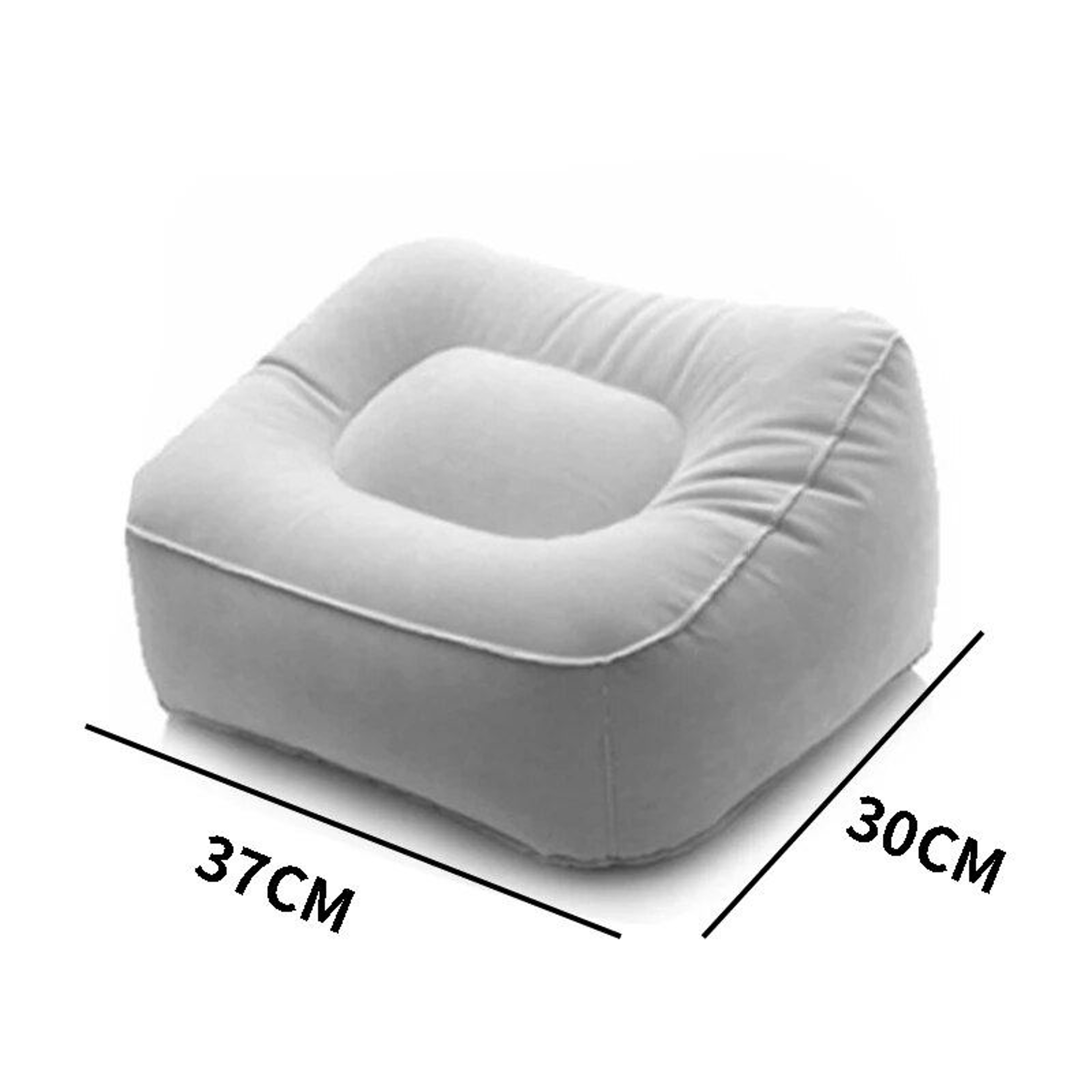 Inflatable Support Pillow for Body Positions & Footrest – Travel Love Cushion – view 6