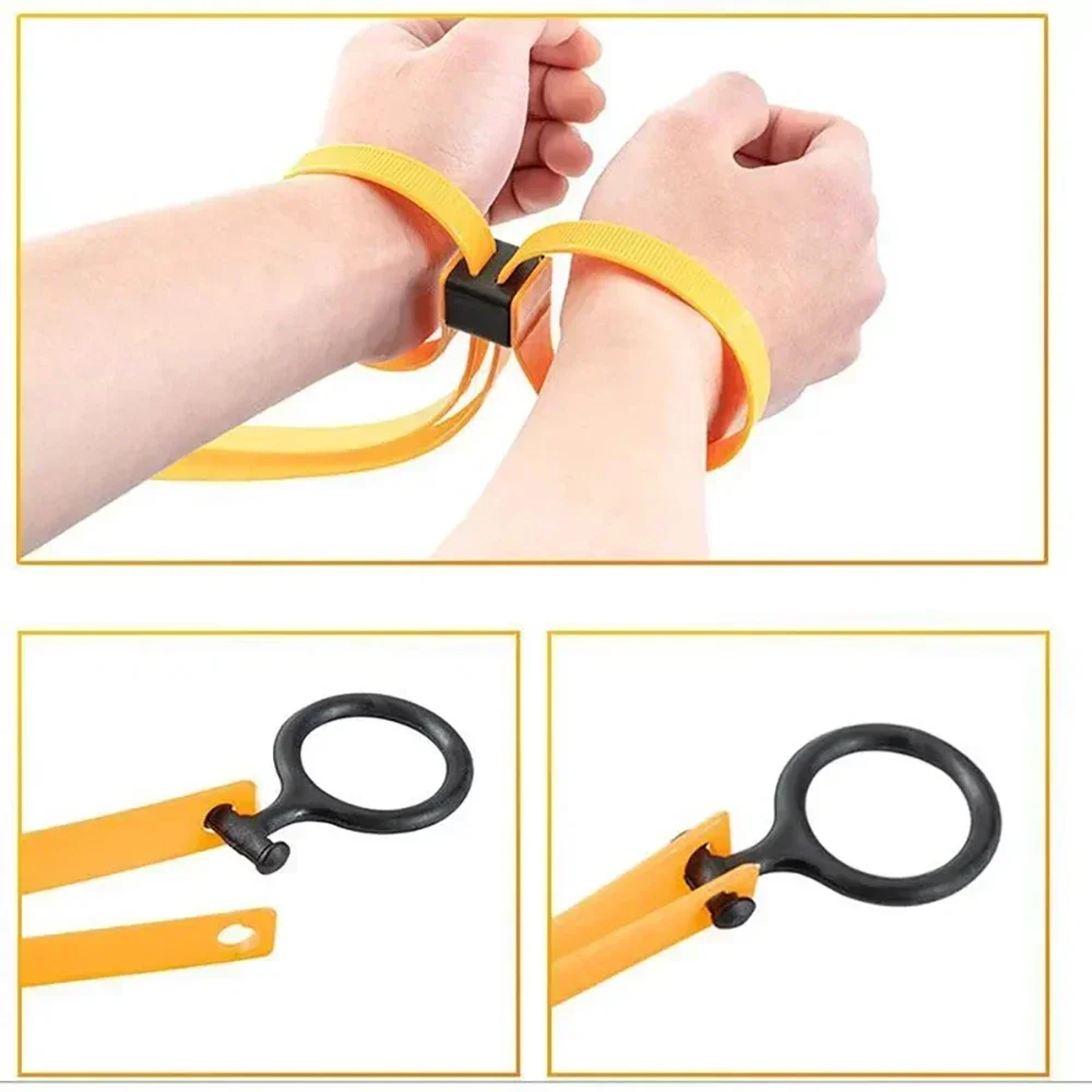 Tactical Cable Tie Handcuffs For Police Cosplay  Tactical Gear 3