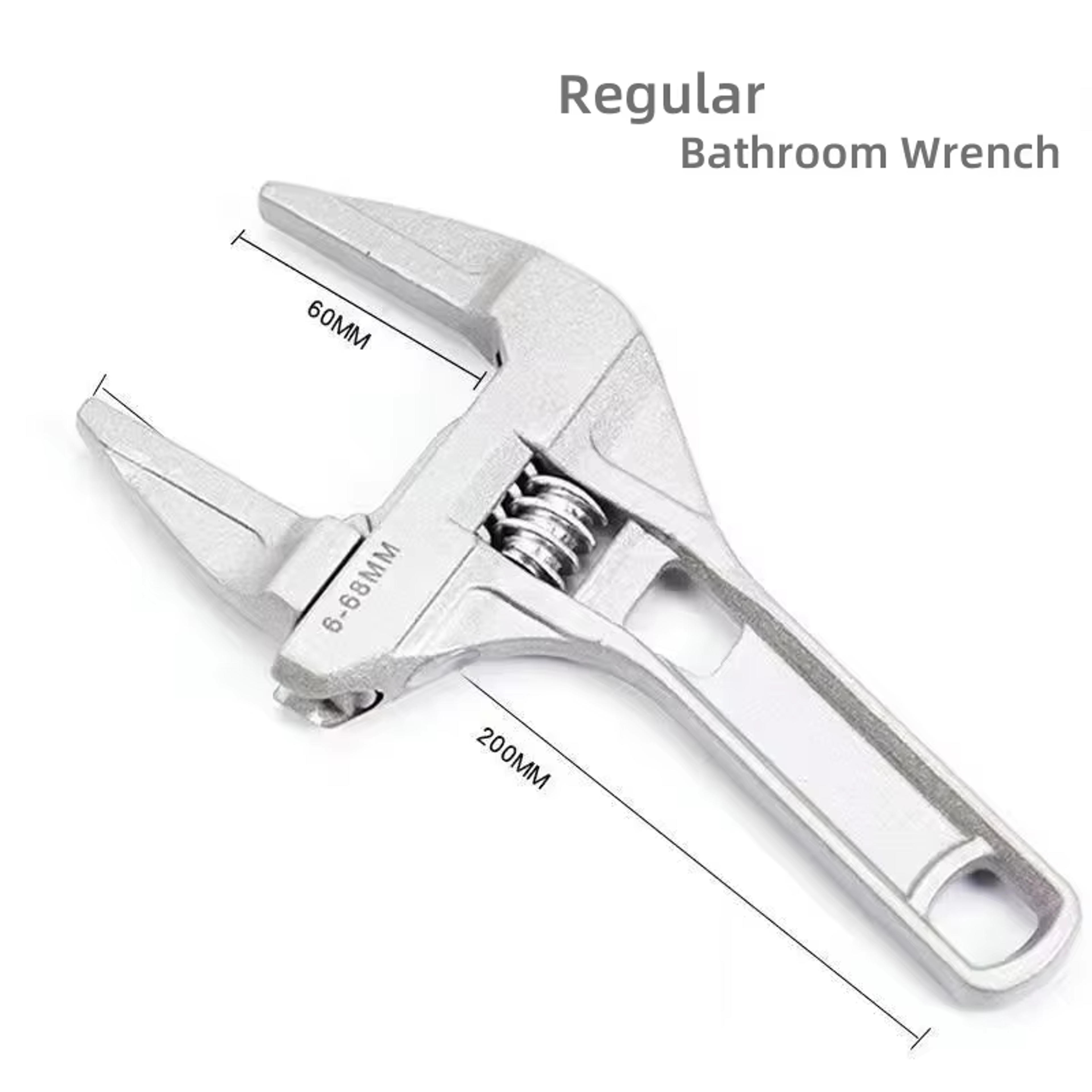 Adjustable Bathroom Wrench – Multifunctional Universal Spanner for Pipe Nut and Screw Removal – view 7