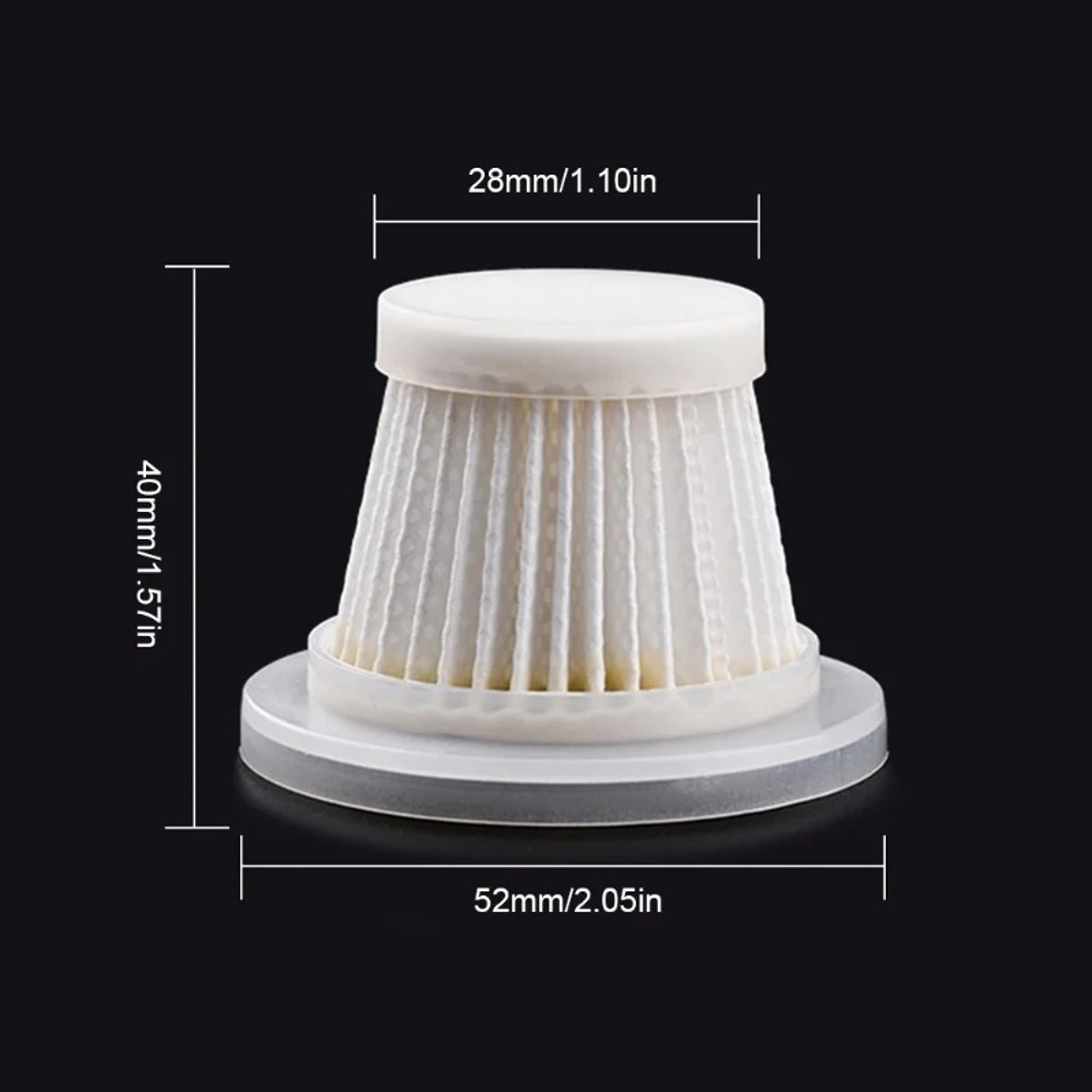 Cordless Vacuum Cleaner HEPA Filter Parts - Handheld Vacuum Cleaner Wireless Replacement Accessories – view 4