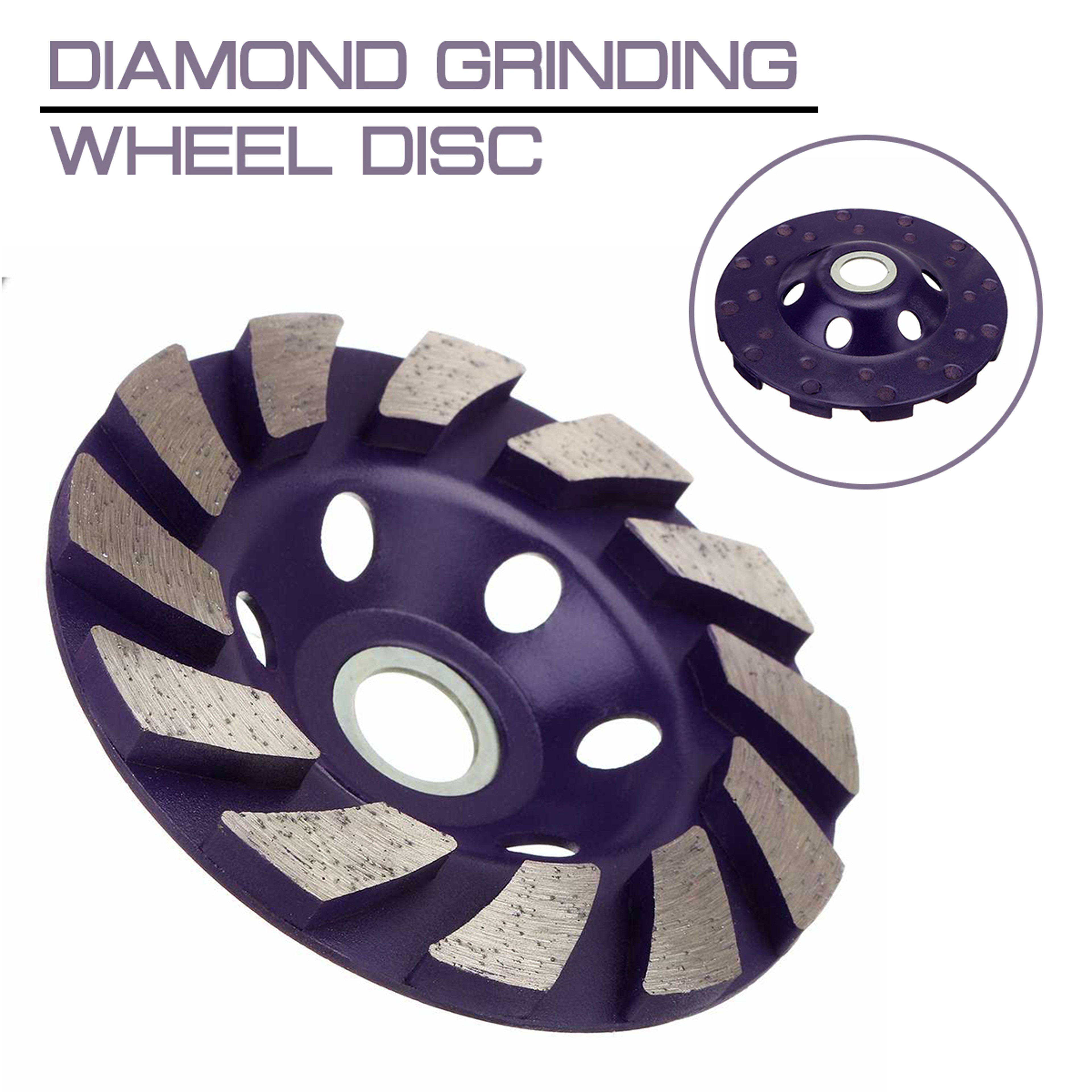 Diamond Grinding Wheel Disc for Concrete, Granite, and Ceramic Cutting Bowl Shape Grinding Cup for Power Tools – view 1