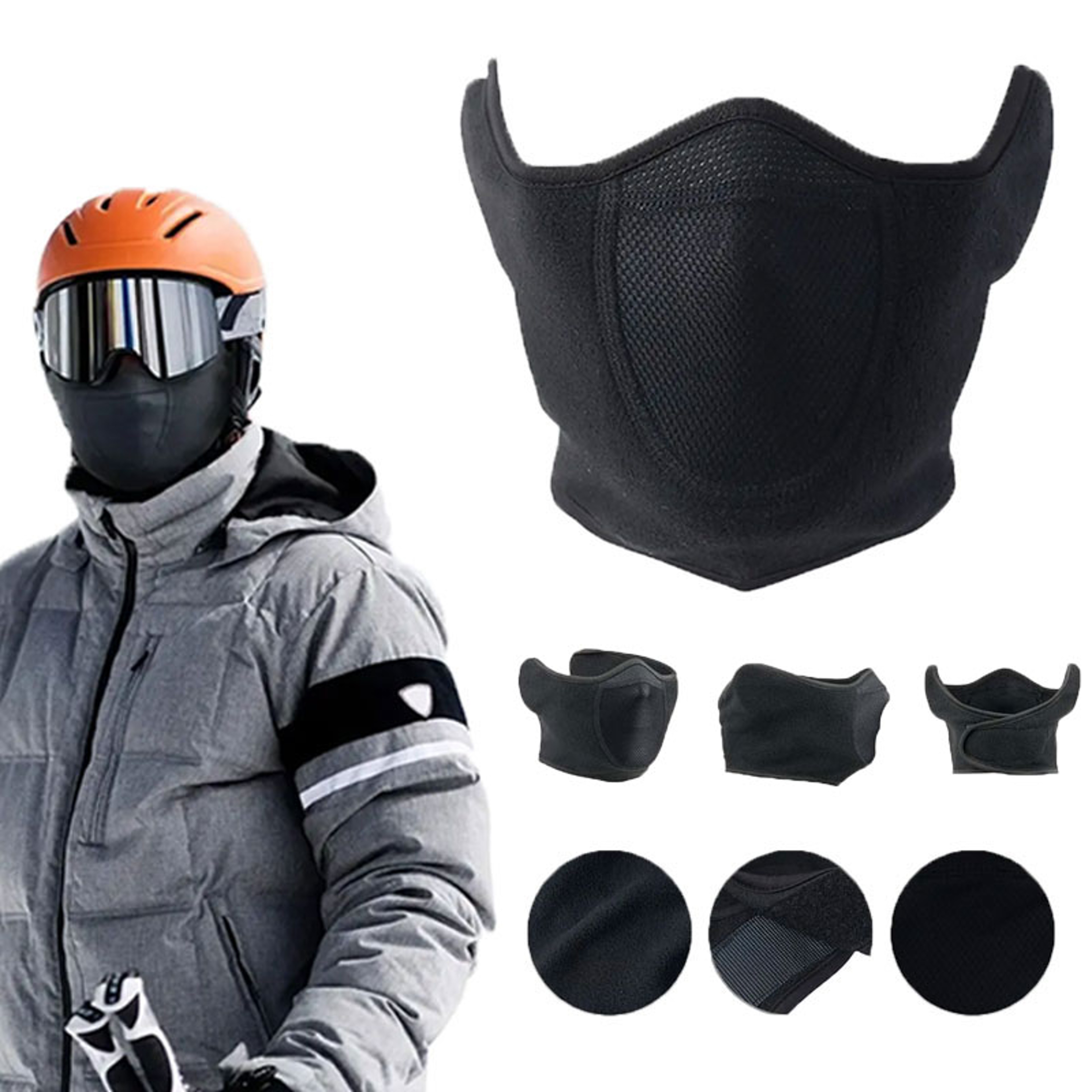 Winter Balaclava Fleece Warmer Motorcycle Face Mask – view 1
