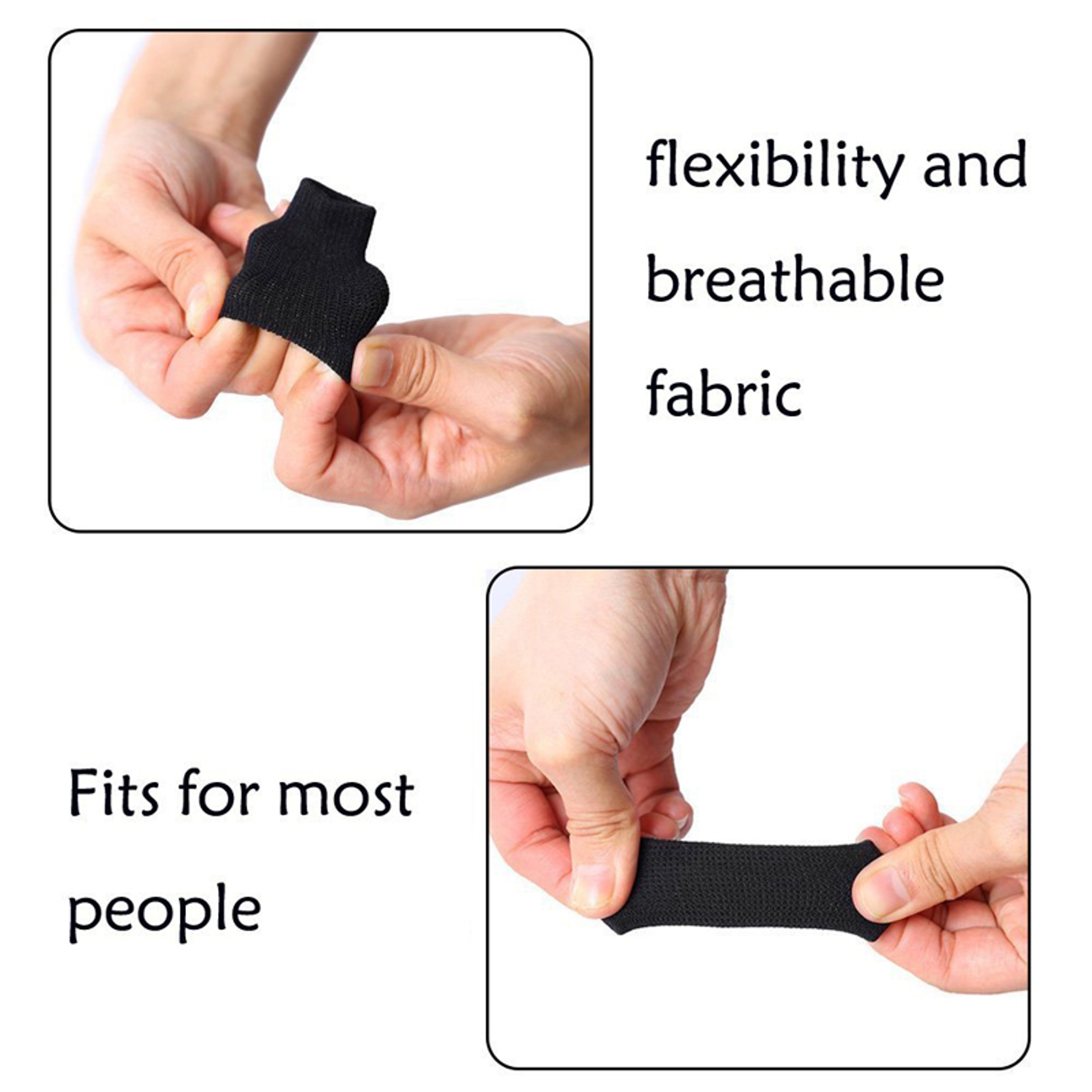 Finger Brace Splint Sleeve  Comfortable Thumb Support Protectors For Golfers 4