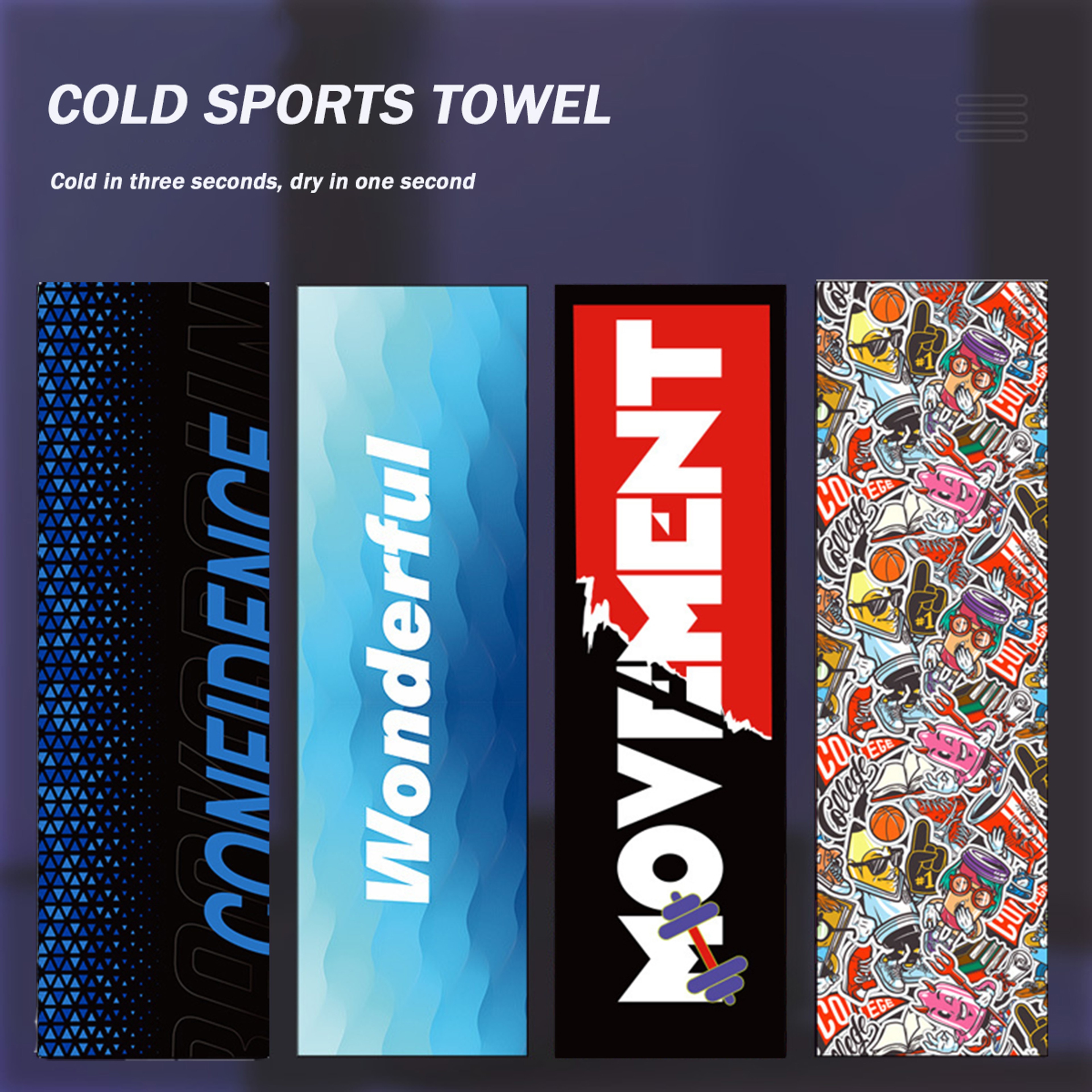 Quick-Drying Microfiber Towel for Sports, Gym & Yoga – Soft, Sweat-Absorbent, Cold-Feeling – view 5
