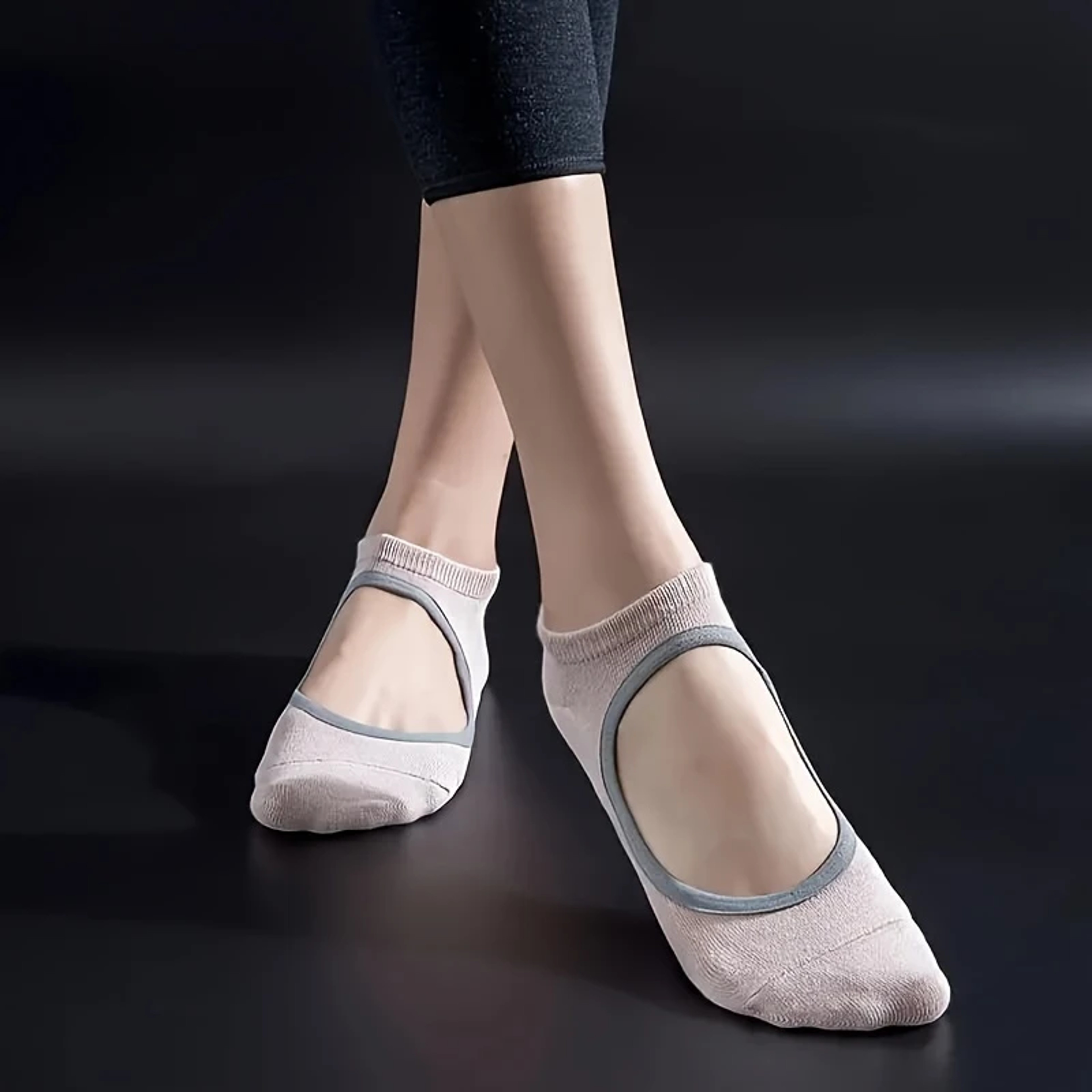 Breathable Yoga Socks for Women | Anti-Slip Fitness Socks for Pilates, Ballet & Dance – view 2