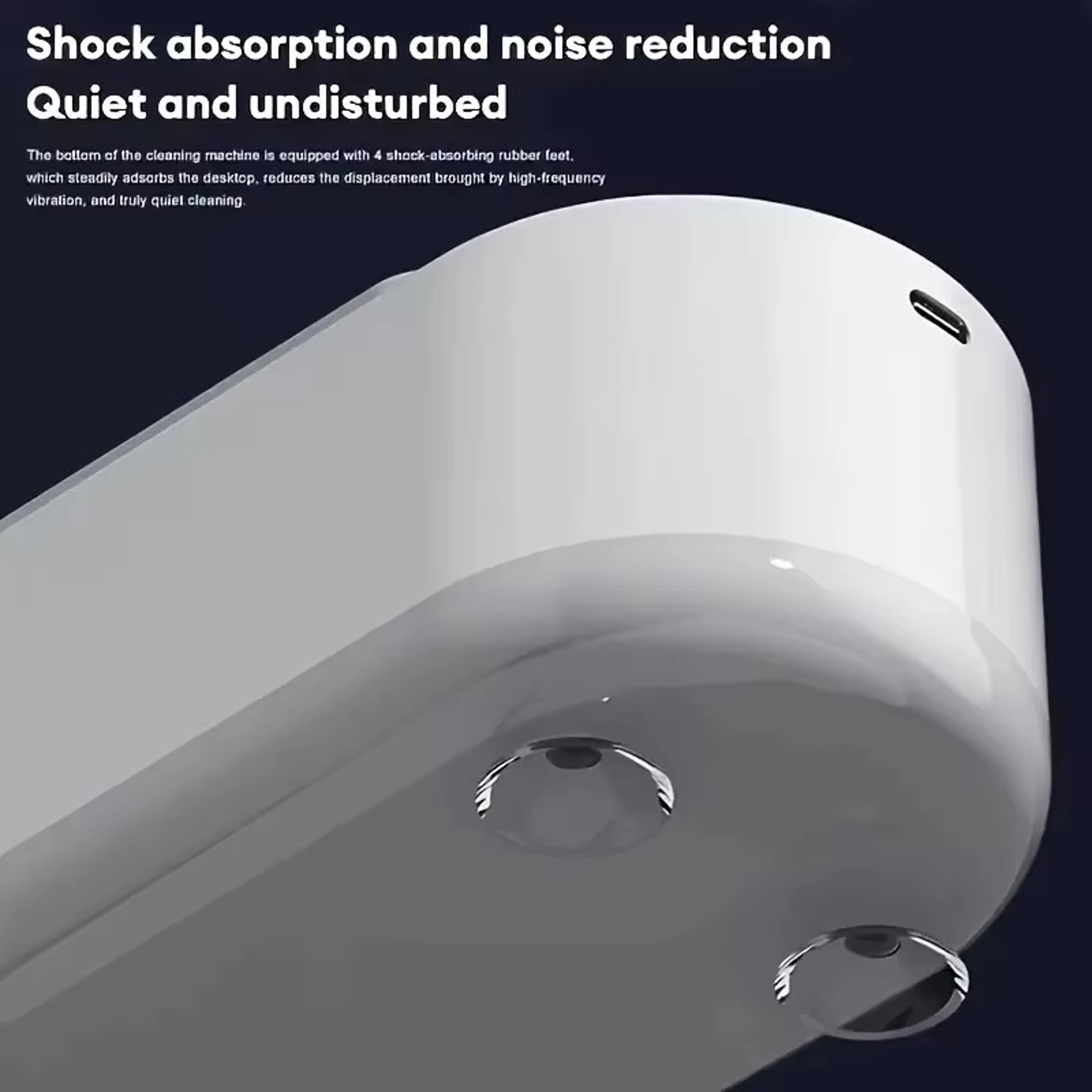 Portable Ultrasonic Eyeglass & Jewelry Cleaner - Full Automatic Cleaning Machine for Contact Lenses, Mouthpieces, & More – view 3