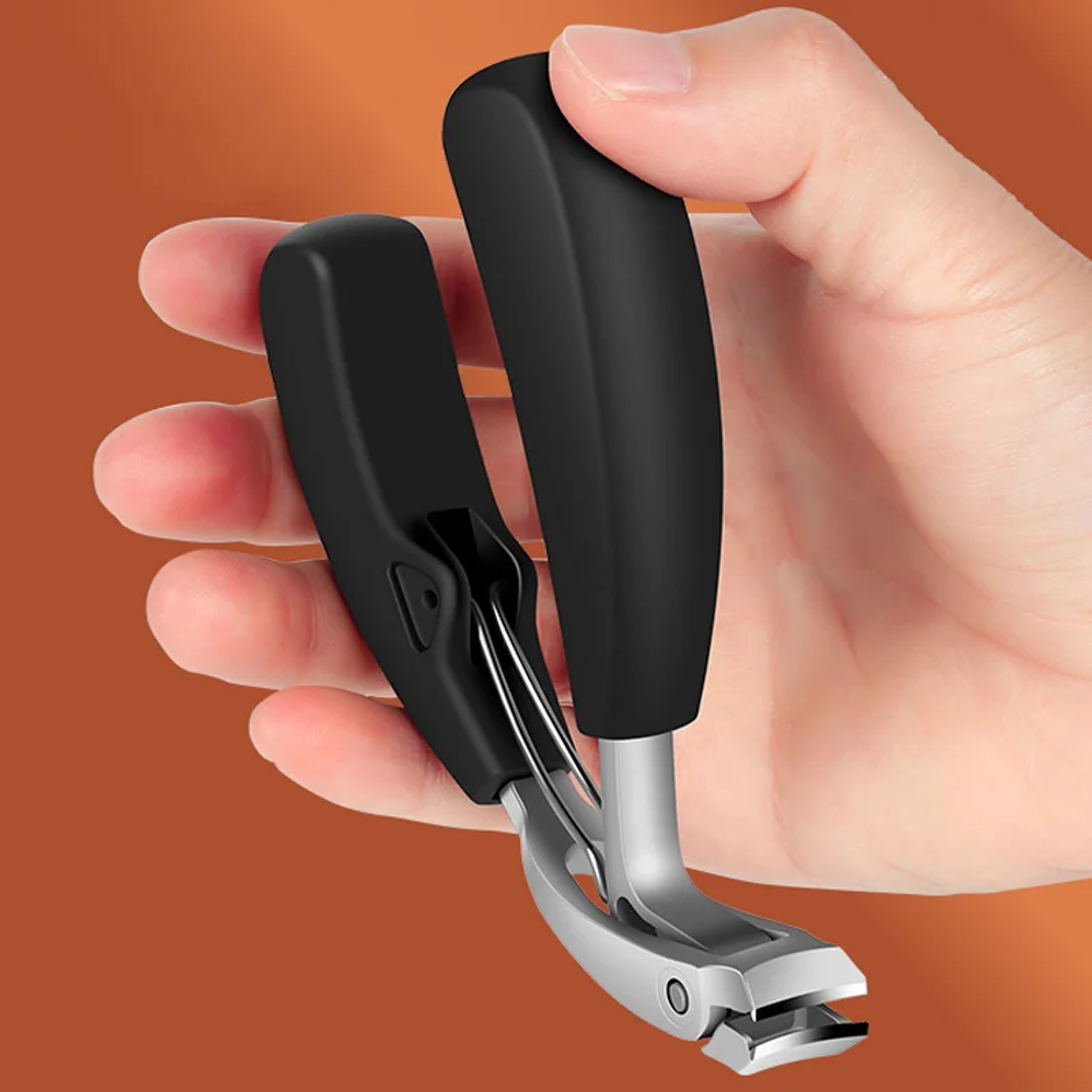 Heavy-Duty Nail Clippers for Thick Nails – Arc Blade Toenail Cutter with Anti-Splash Design – view 1