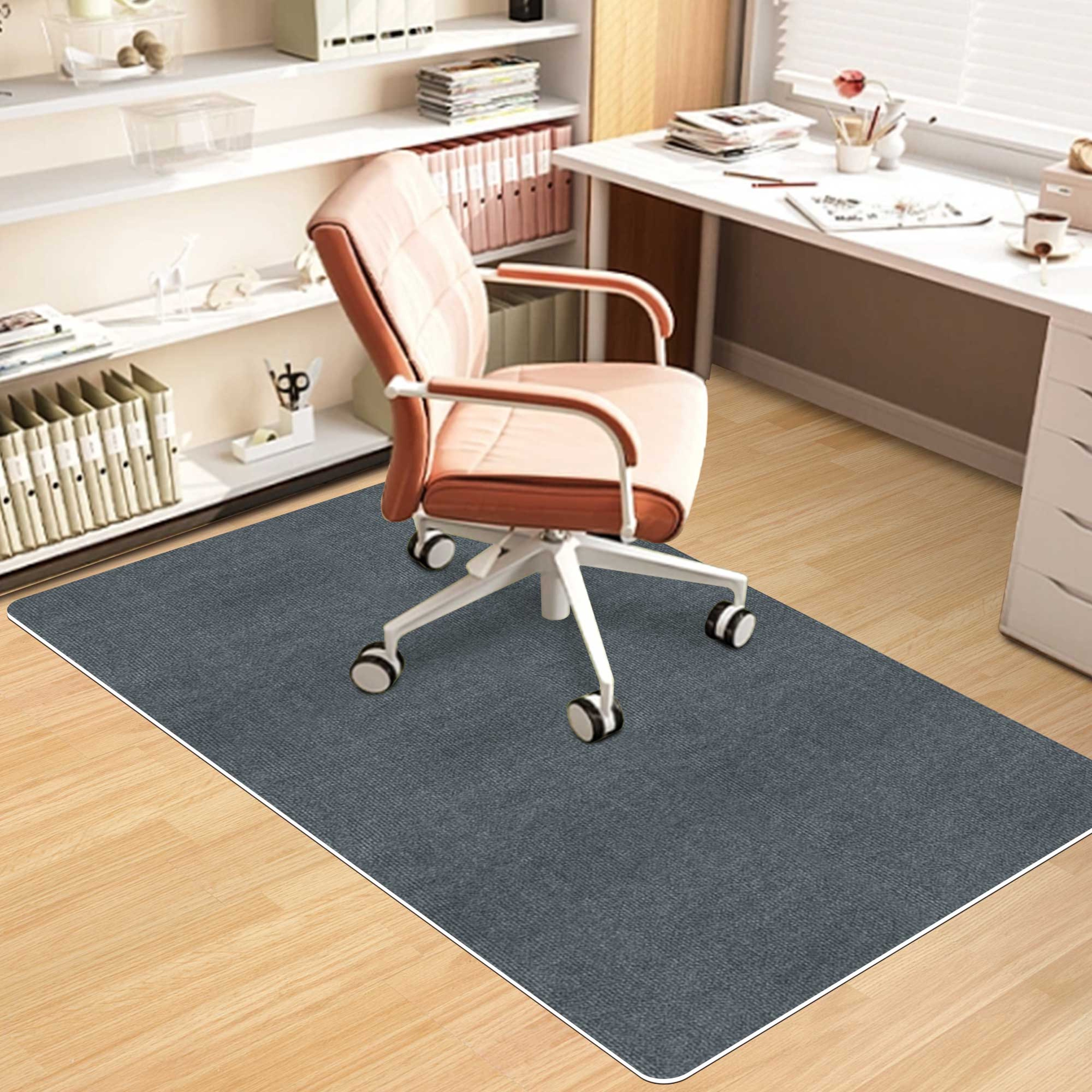 Keilymat 90x120cm Chair Mat for Hardwood Floors, Office Rolling Chairs, and Gaming Desks – Transparent Acrylic Mat – view 1
