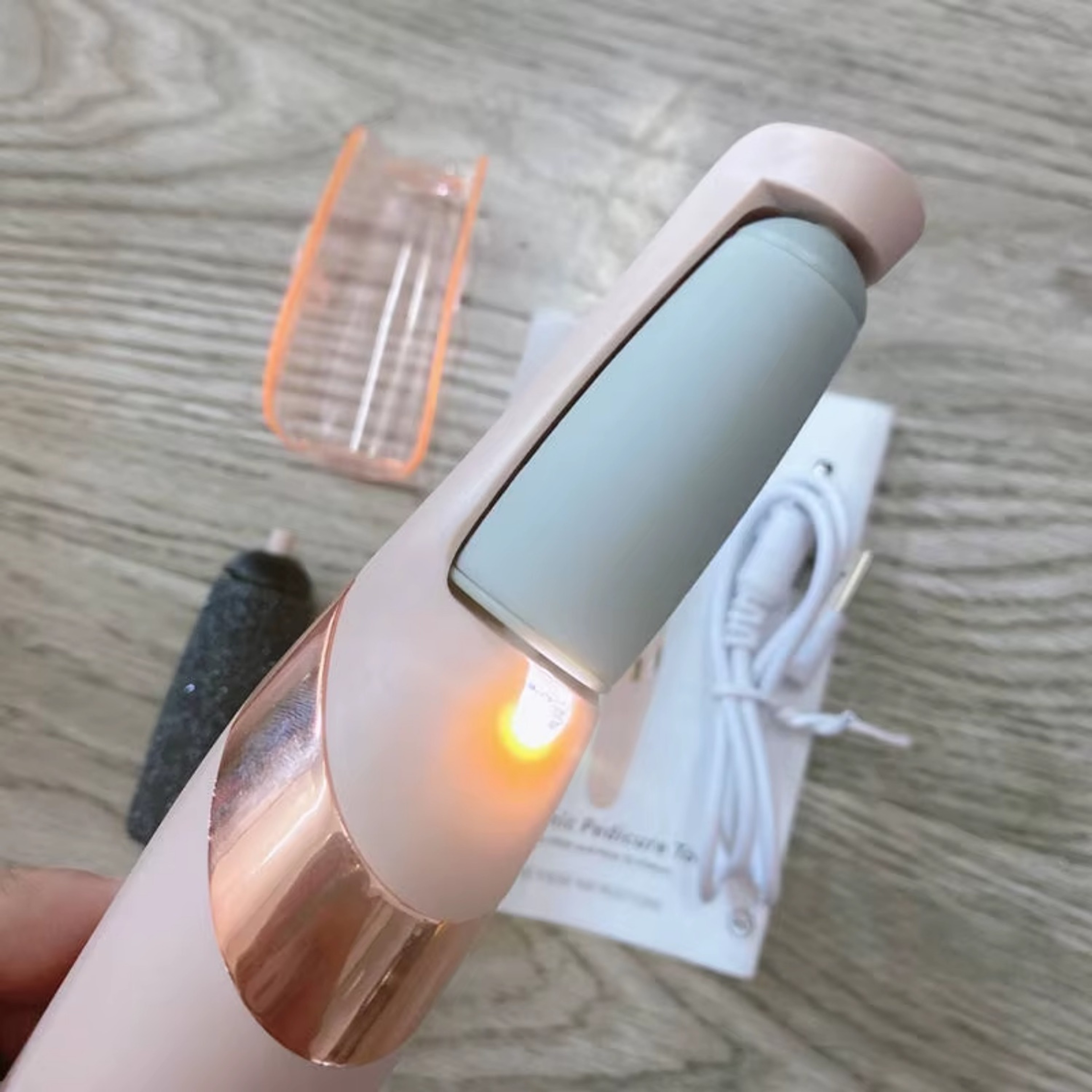 Rechargeable Electric Callus Remover – Cordless Foot File for Men & Women | Removes Dry Coarse Skin and Calluses – view 5