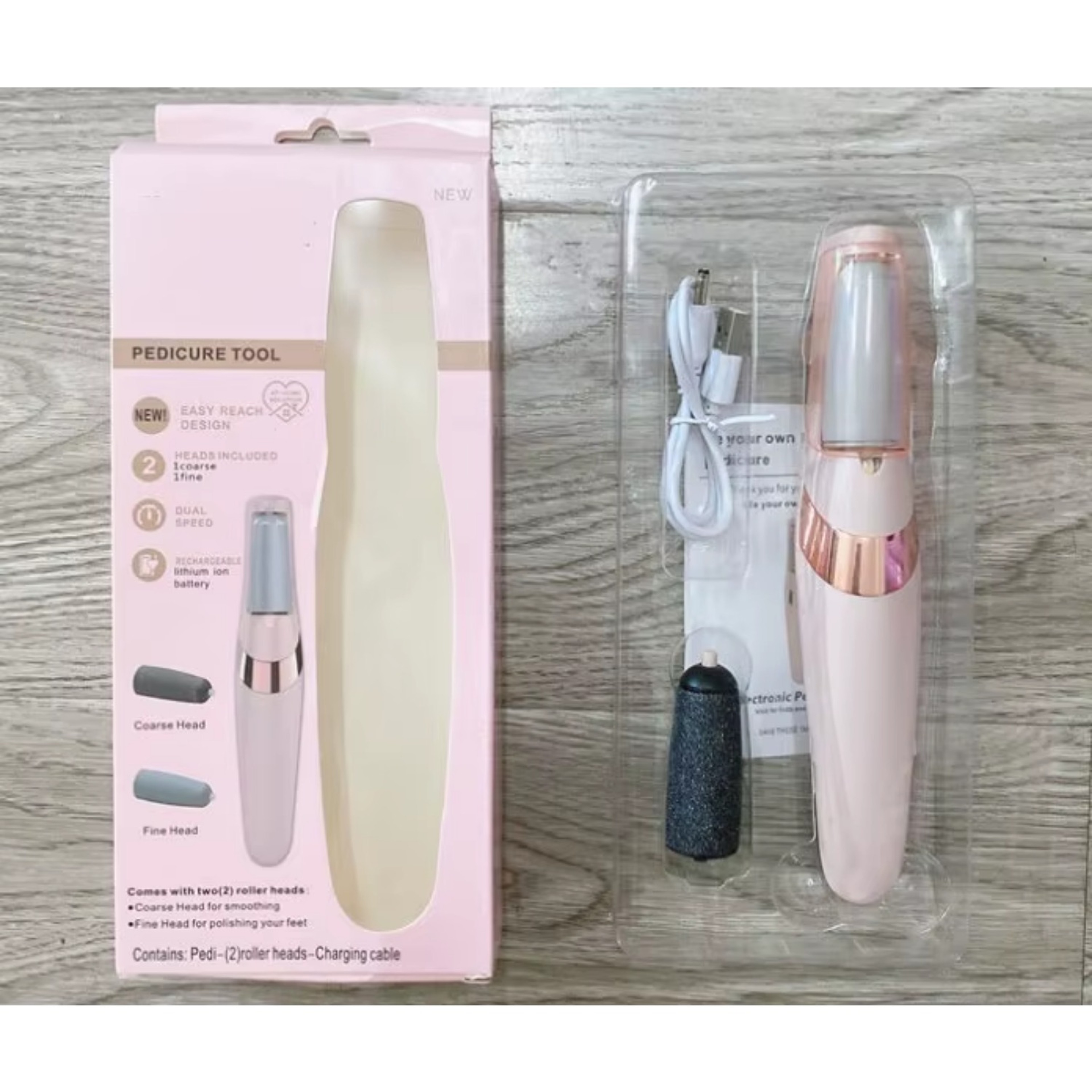 Rechargeable Electric Callus Remover – Cordless Foot File for Men & Women | Removes Dry Coarse Skin and Calluses – view 7