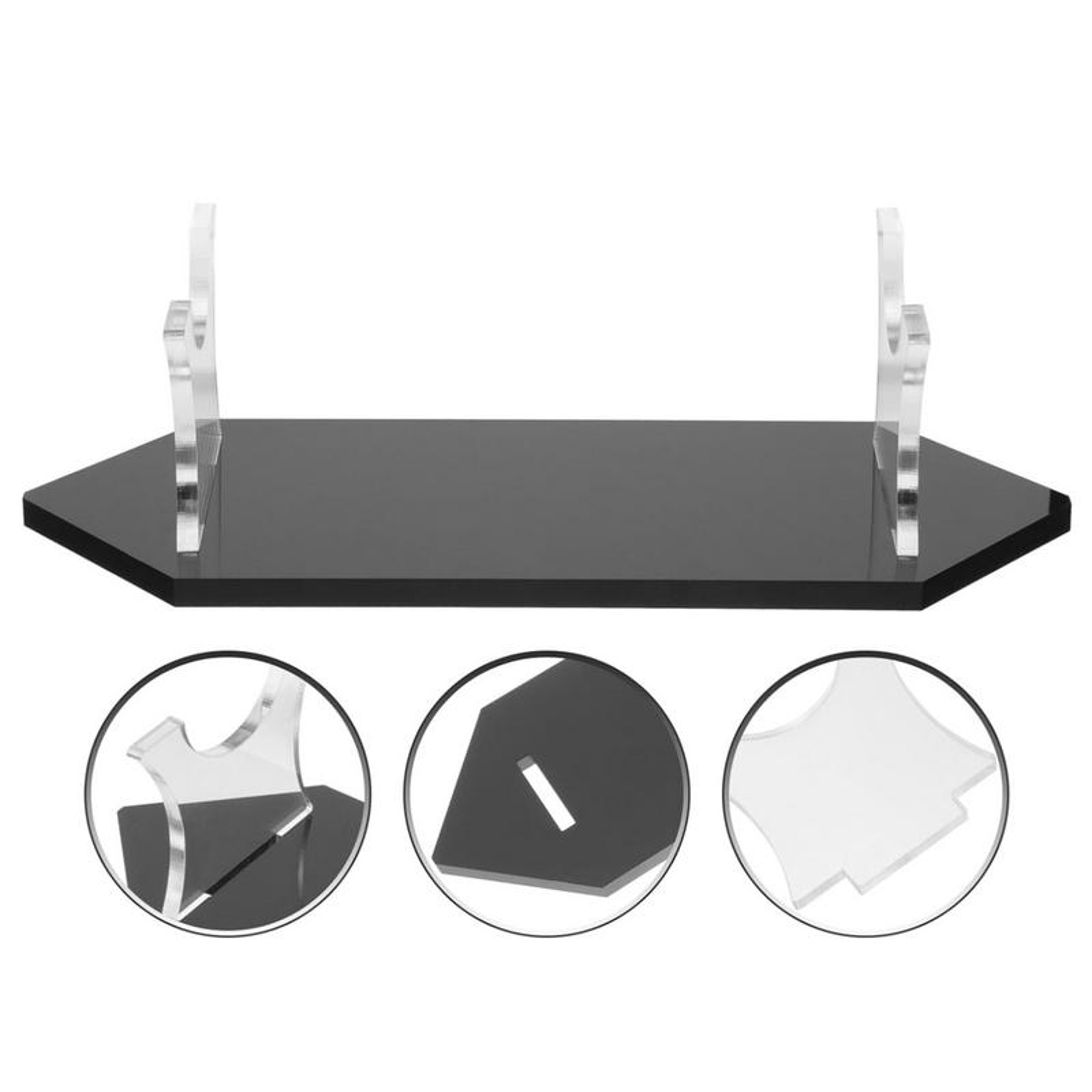 Acrylic Desktop Lightsaber Display Holder – Transparent Collection Stand for Wands – view 4