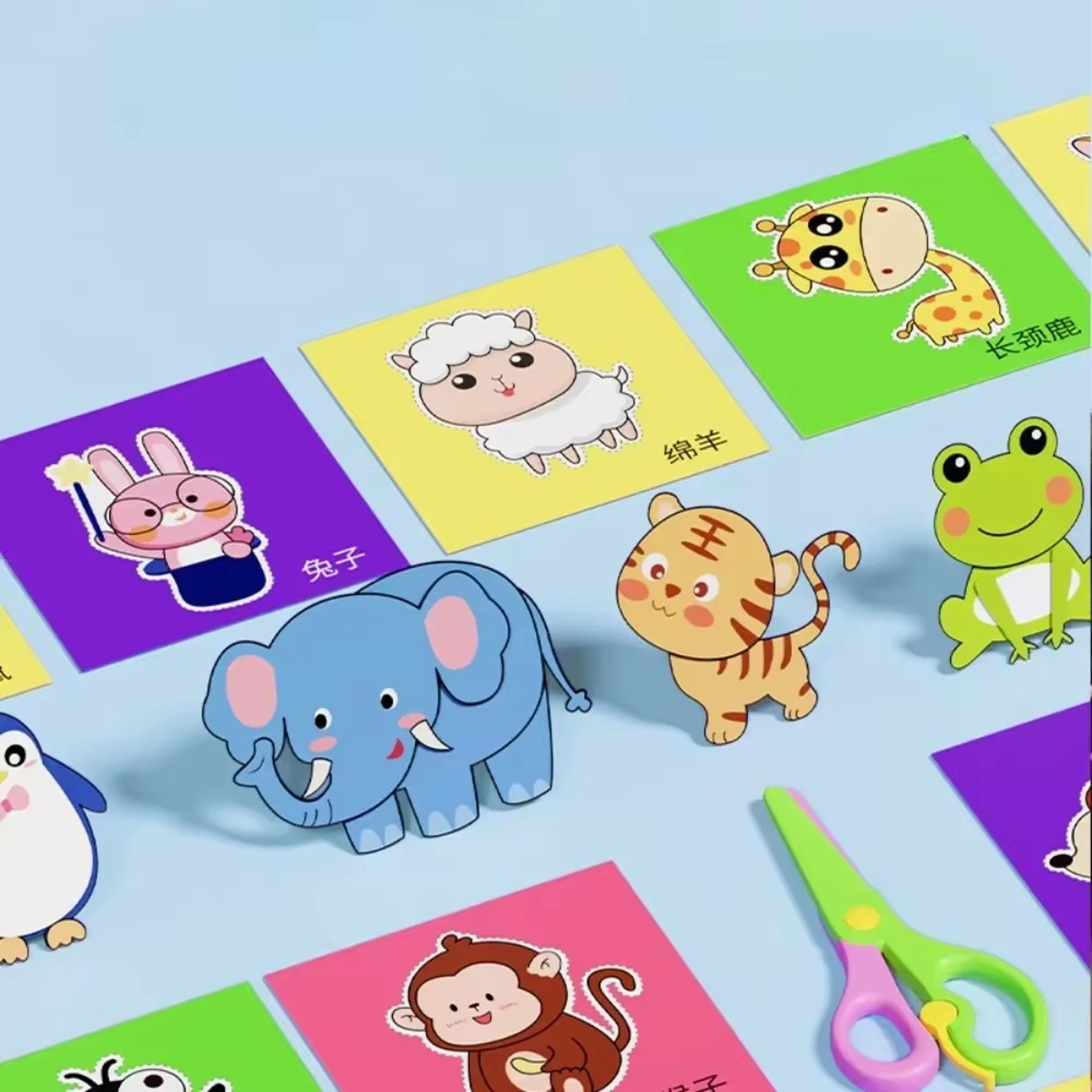 Handmade Paper Cut Book for Kids – DIY Cartoon Scrapbooking Art Toys & Learning Gift for Children – view 5