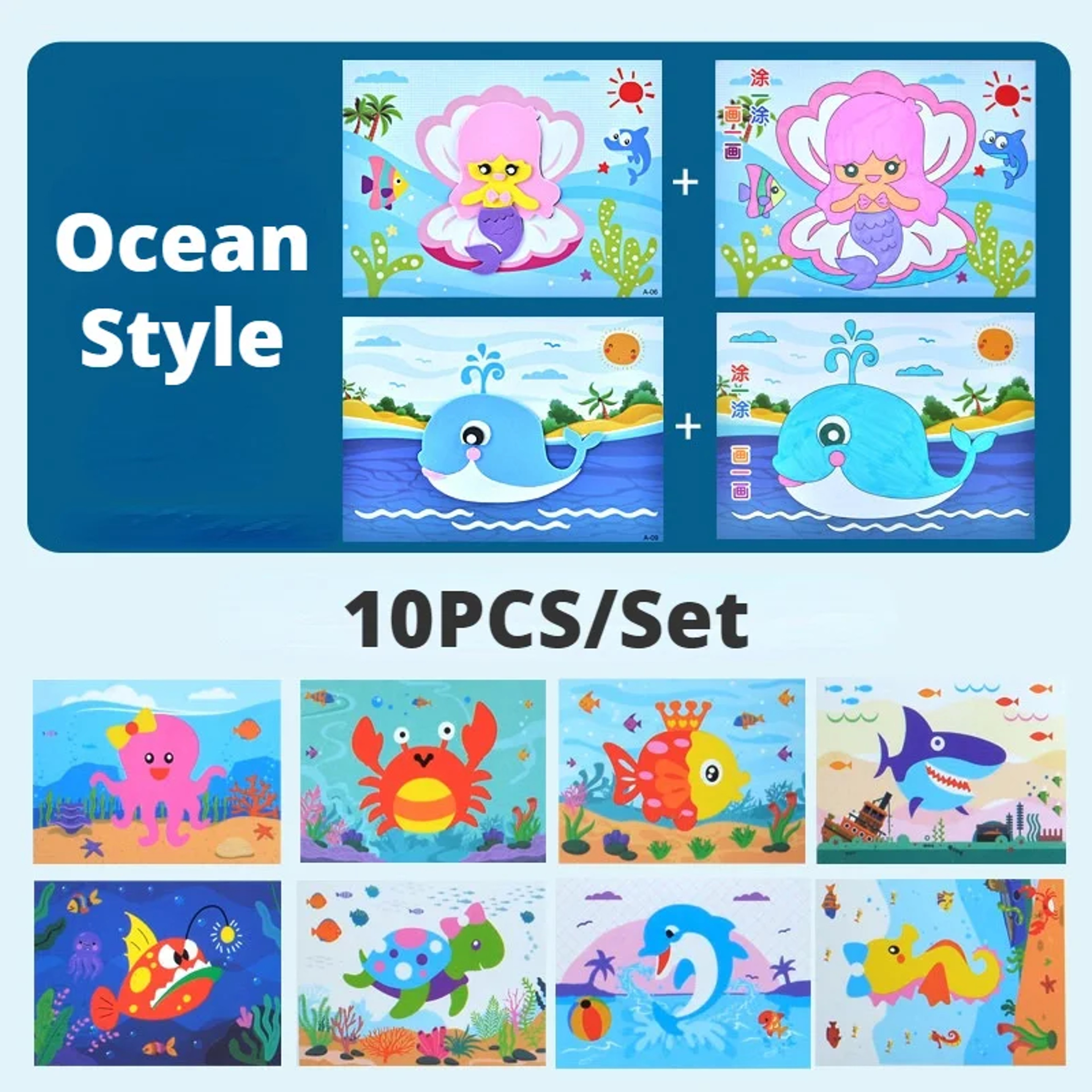 EVA Foam Animal Puzzle Stickers – Fun & Educational DIY Toy for Kids – view 8