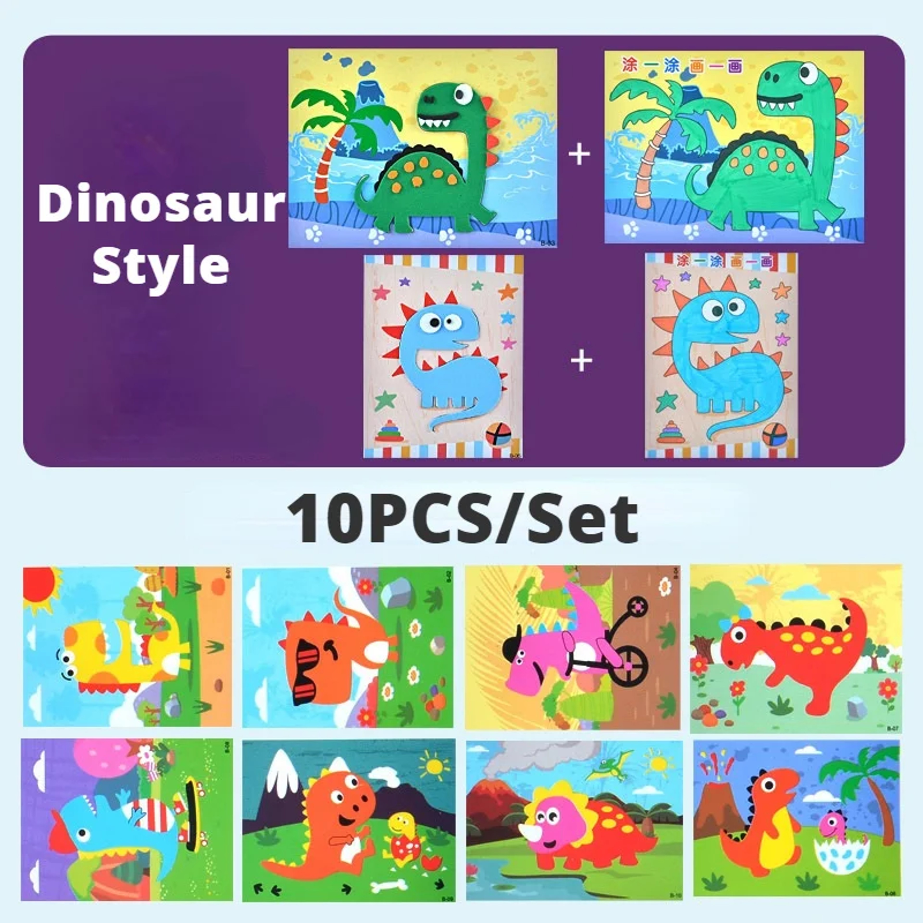 EVA Foam Animal Puzzle Stickers – Fun & Educational DIY Toy for Kids – view 9