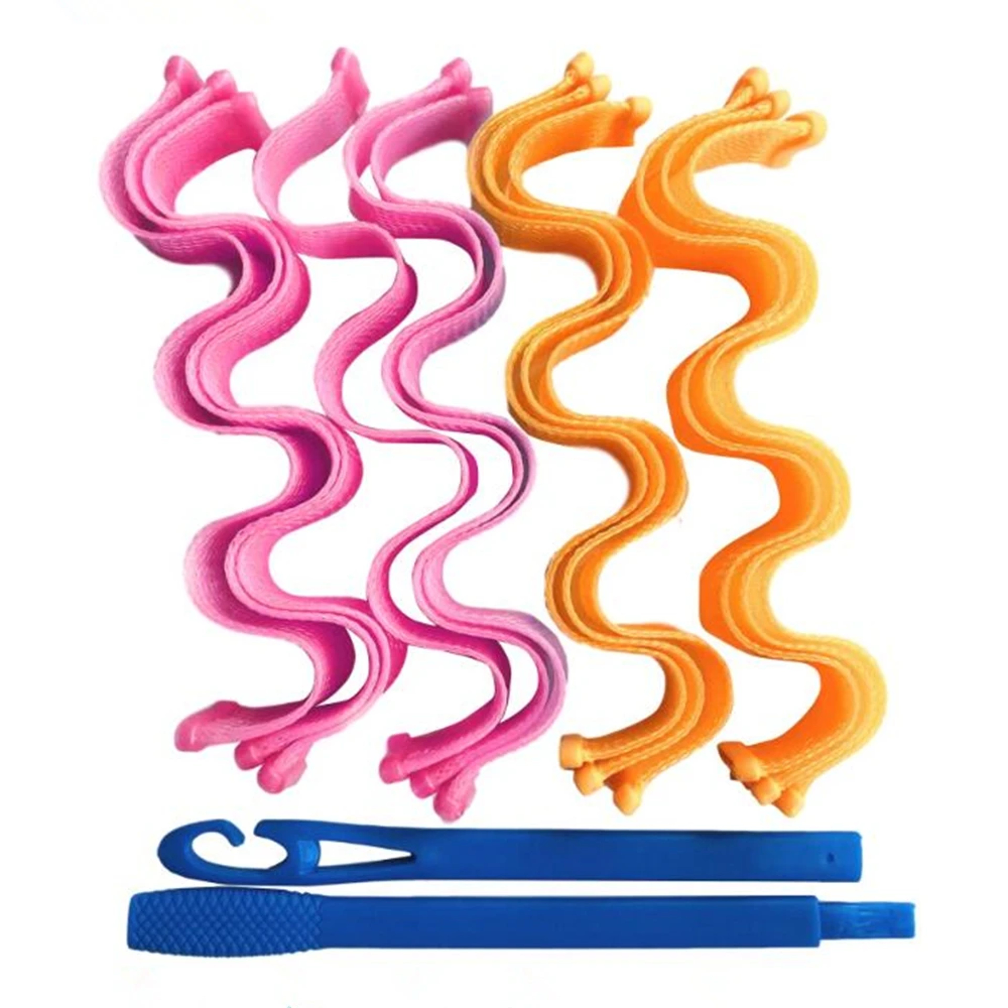 Heatless Hair Curlers  No Heat Curling Rod Roller Sticks For Soft Curls And Waves 9