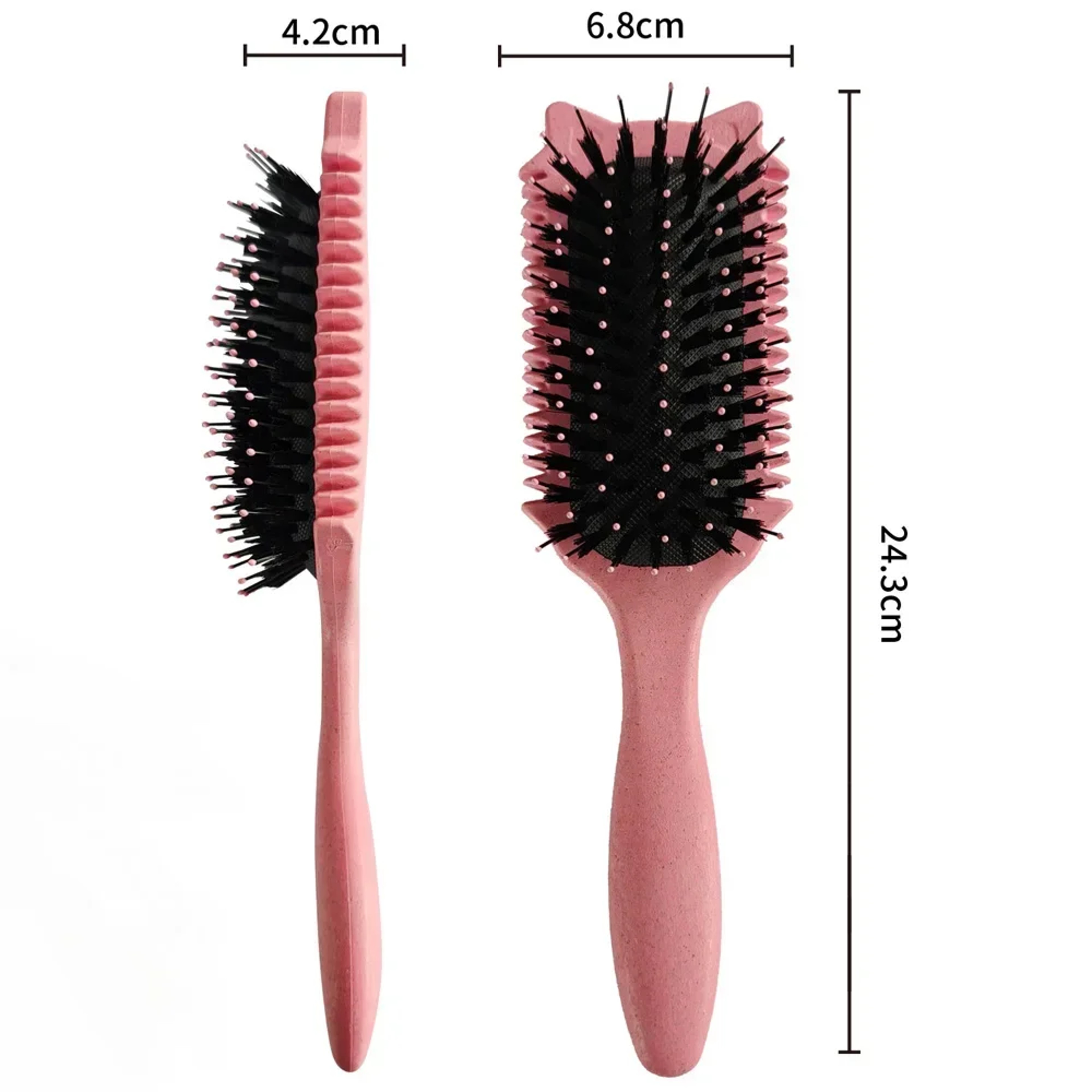 Boar Bristle Curl Defining Brush For Detangling Shaping  Styling Curly Hair  Professional Salon Com 4