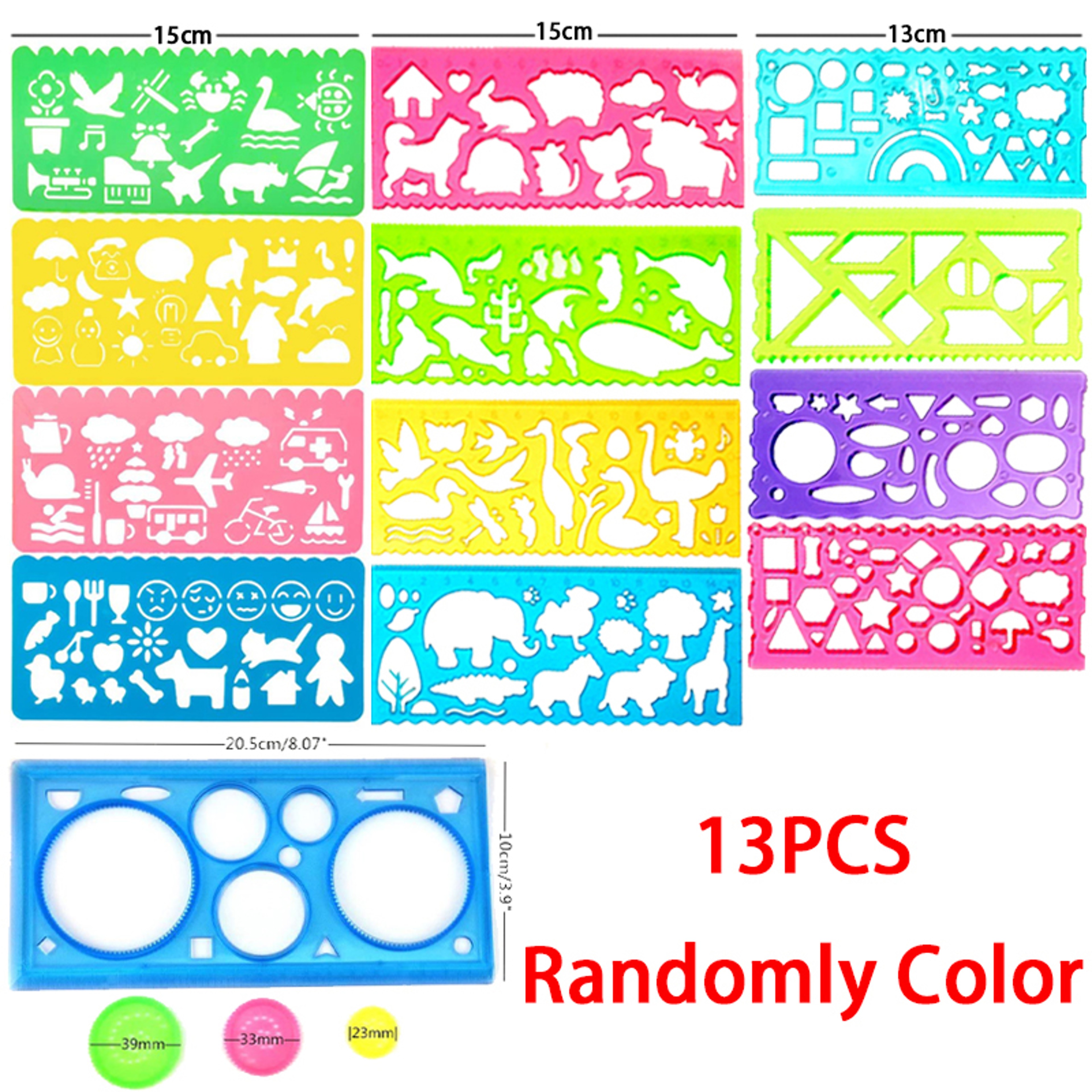 Geometry Spirograph Drawing Stencil Set  Creative Art Craft Template For Kids And Adults Perfect Ed 5