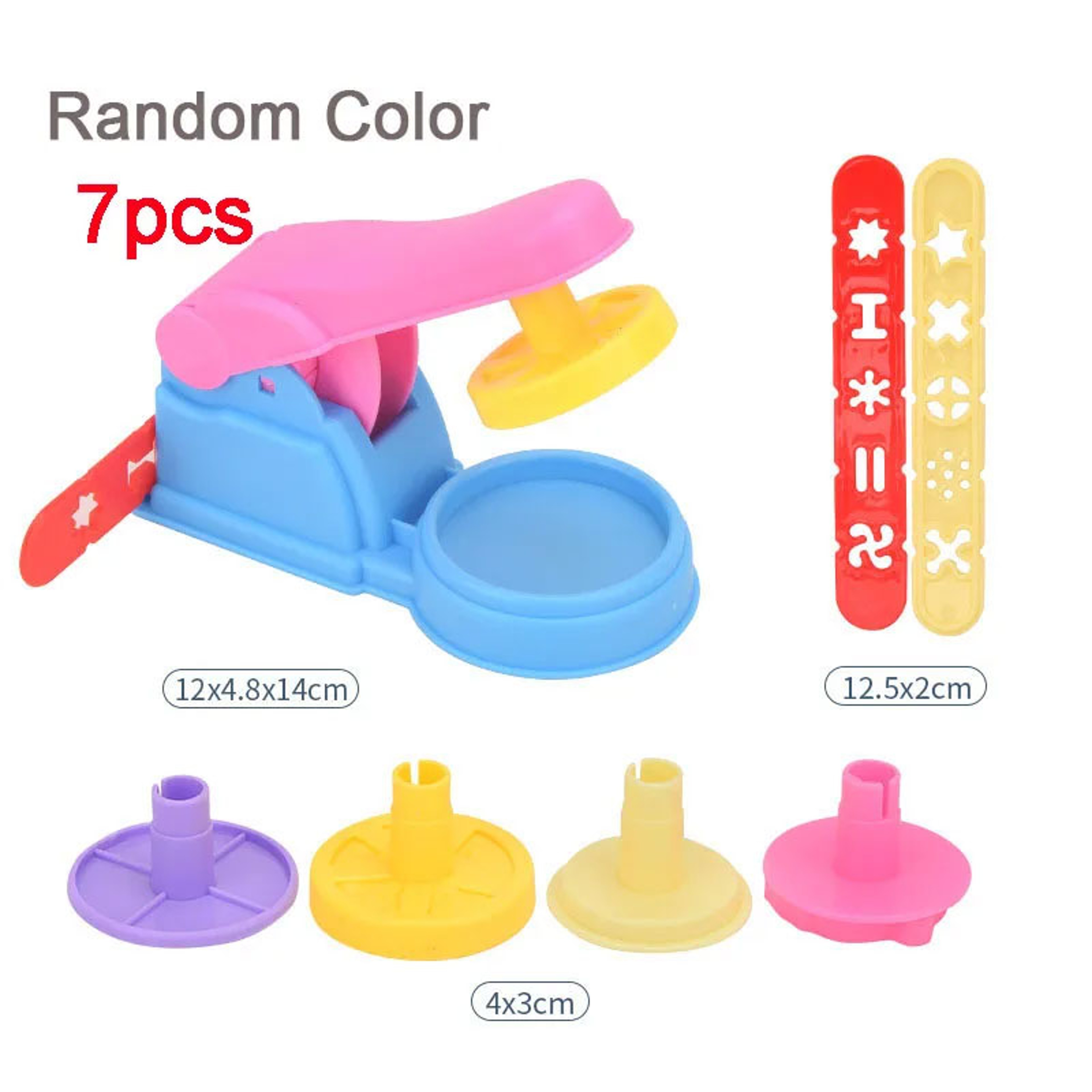 Play Dough Accessories Set For Kids  Molds Cutters Rolling Pins  Clay Tools 8