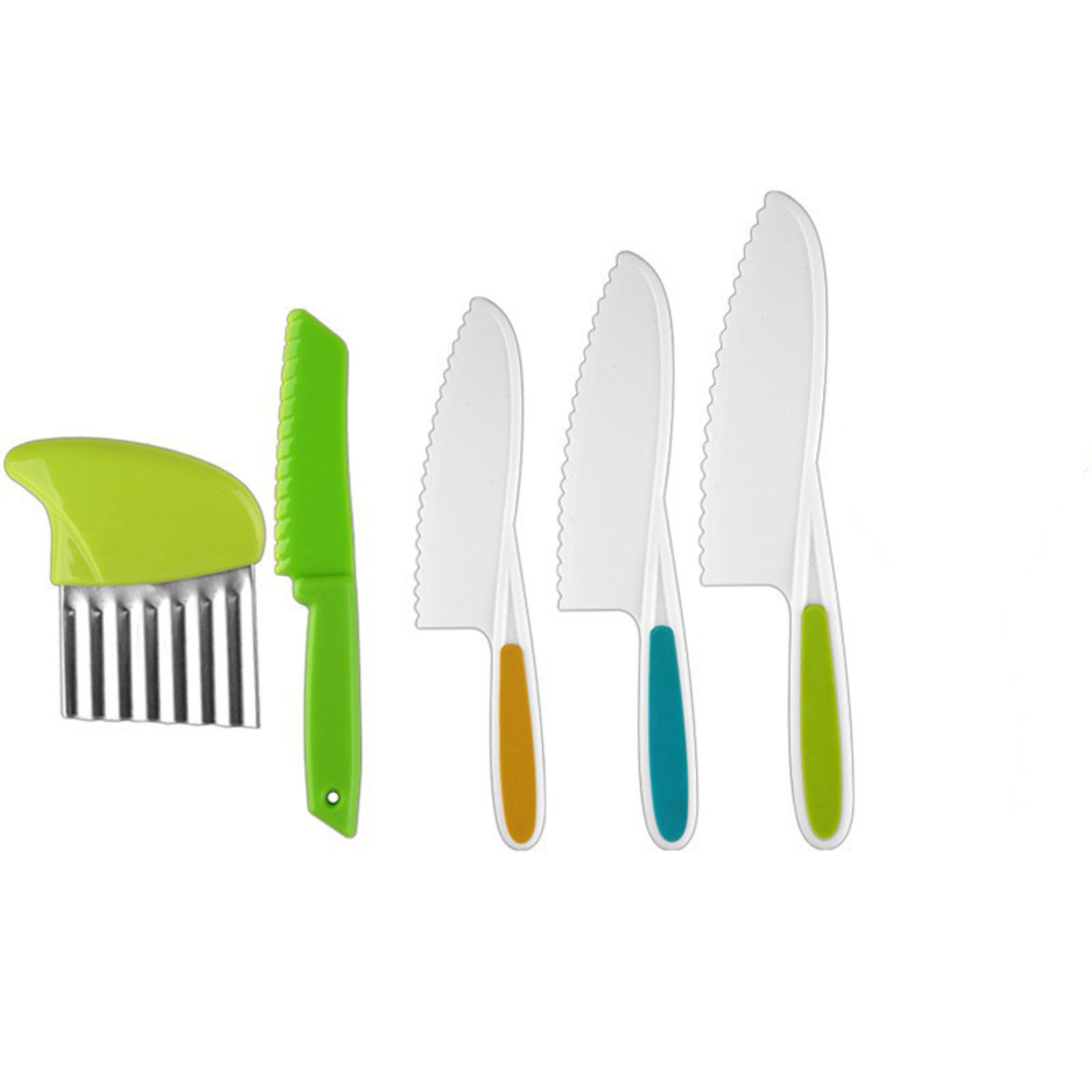 Plastic Knife Set for Kids - Safe Fruit & Vegetable Cutting Toy Knife Set – view 13