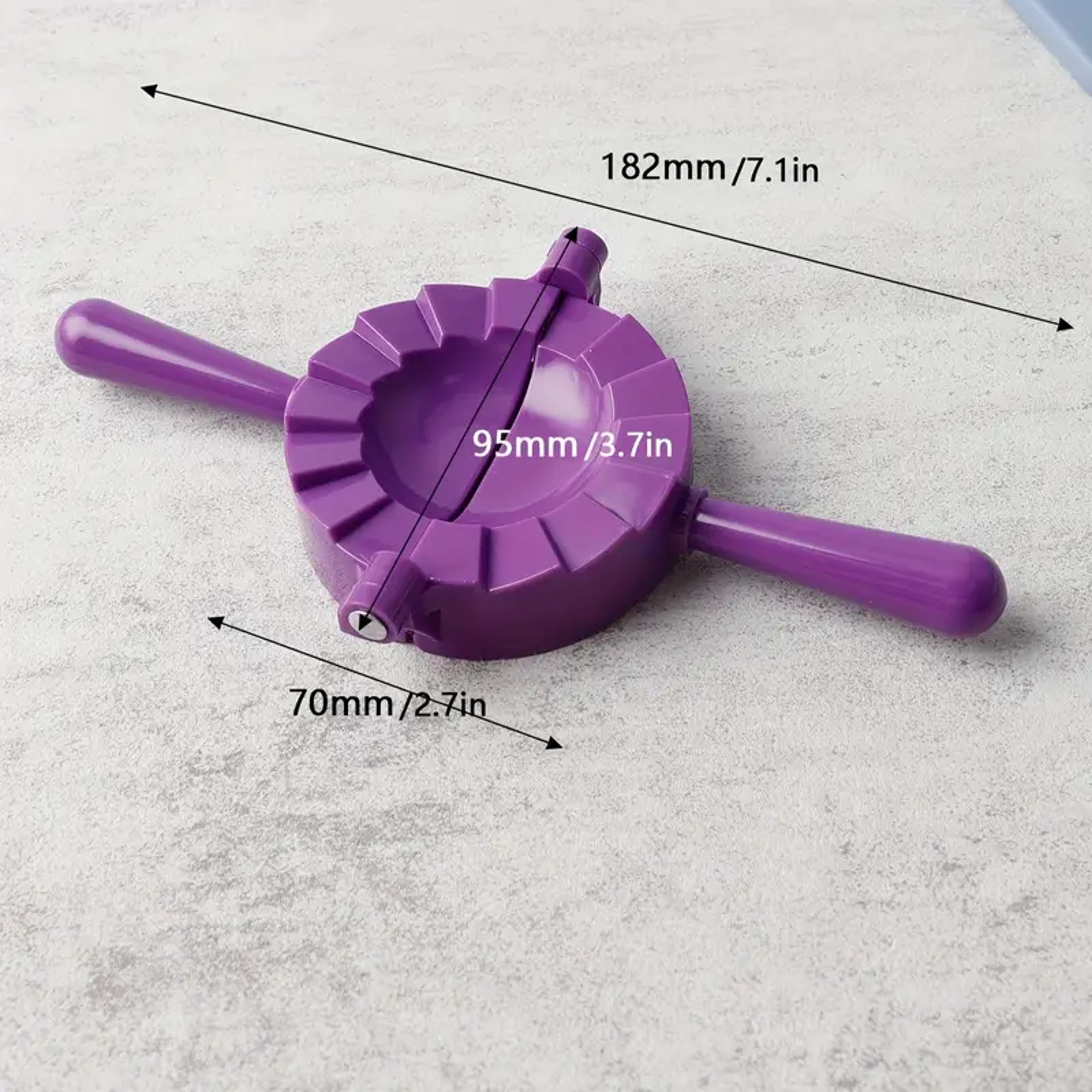 Ergonomic Dumpling Maker Mold  MultiColor Kitchen Tool For Dumplings Pastries Cookies 4