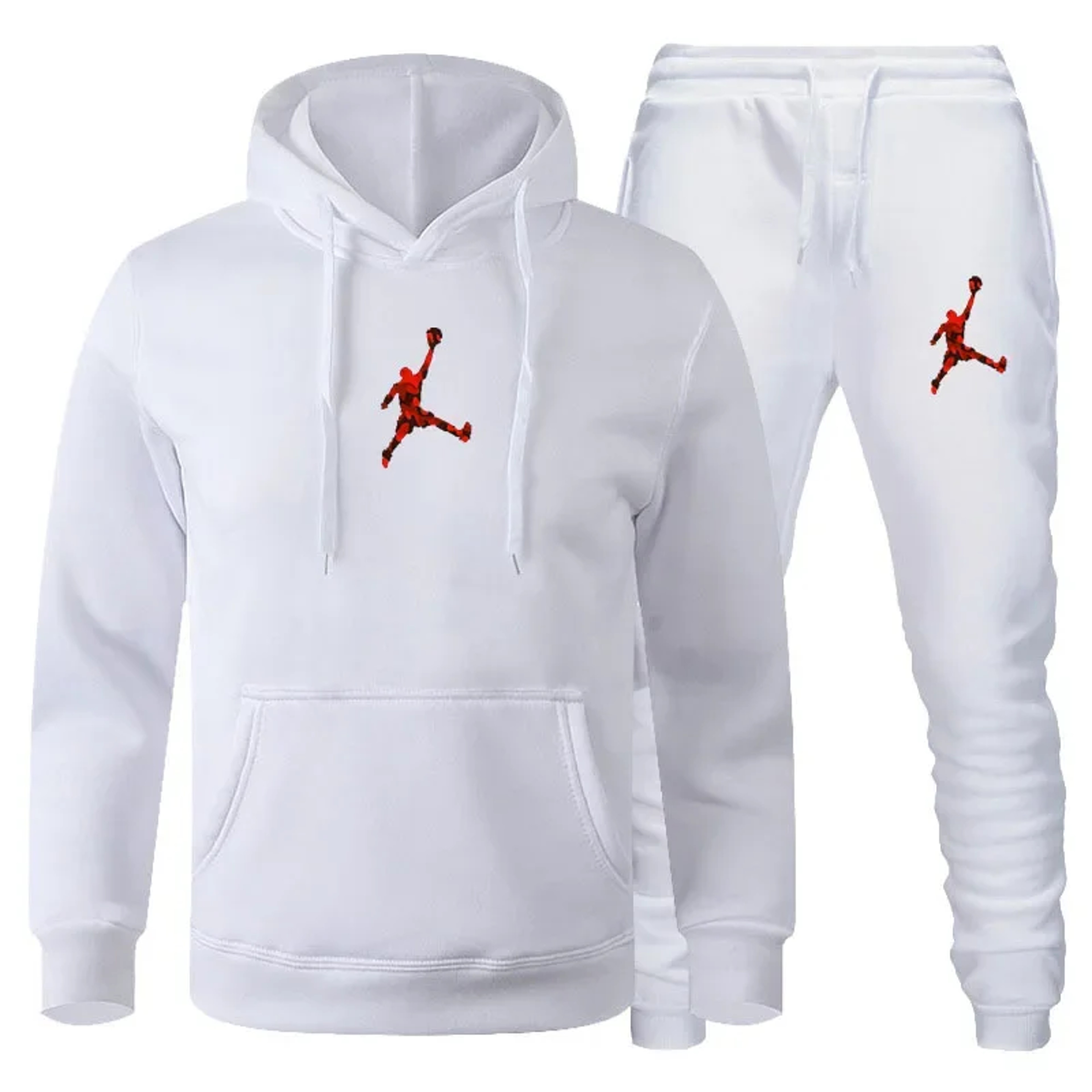 Fashionable AutumnWinter Mens Jogging Fitness Set LongSleeve Sweatshirt  Casual Pants Set 1