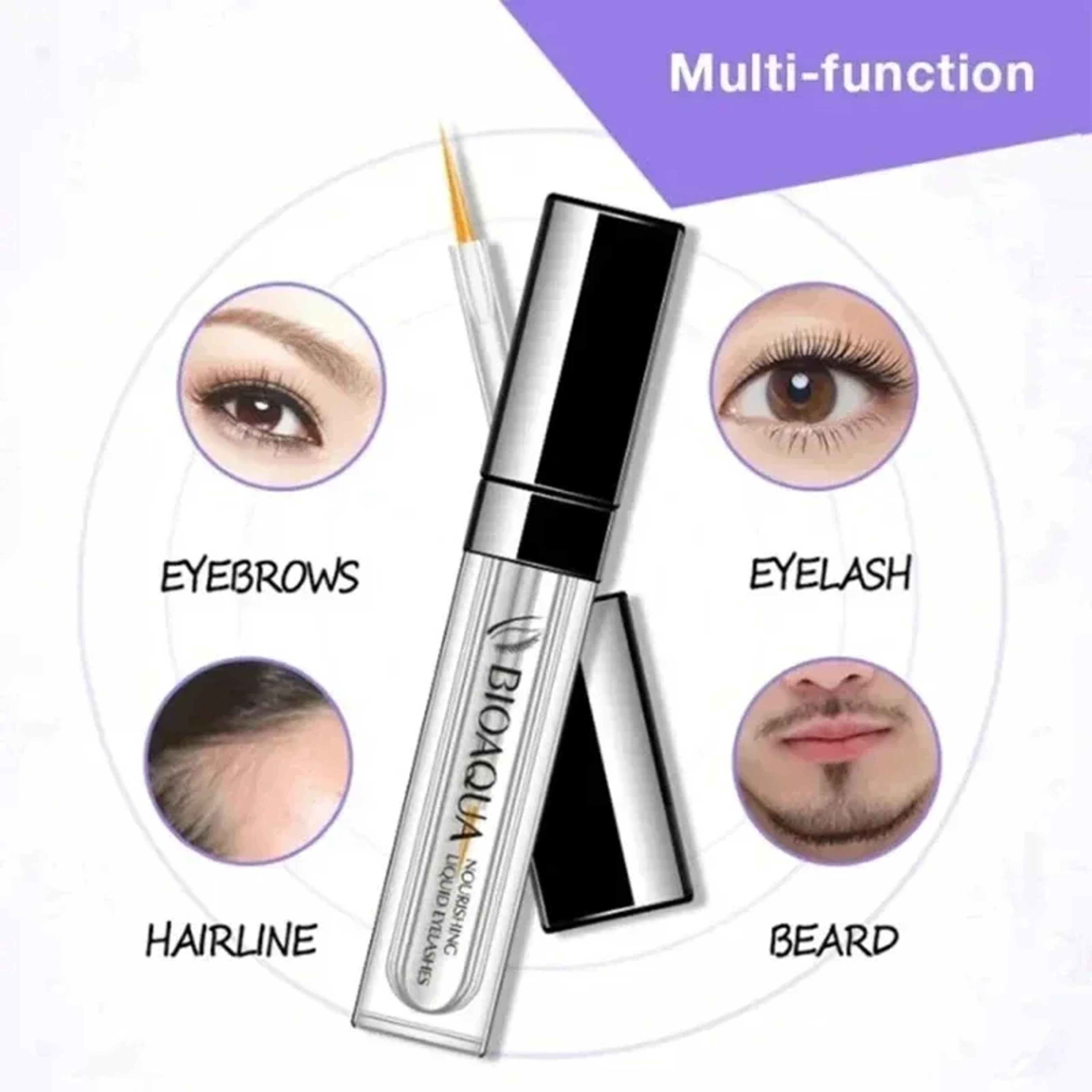 Fast Growth Eyelash Serum For Longer Thicker Lashes  Natural Curling  Lifting Treatment 5