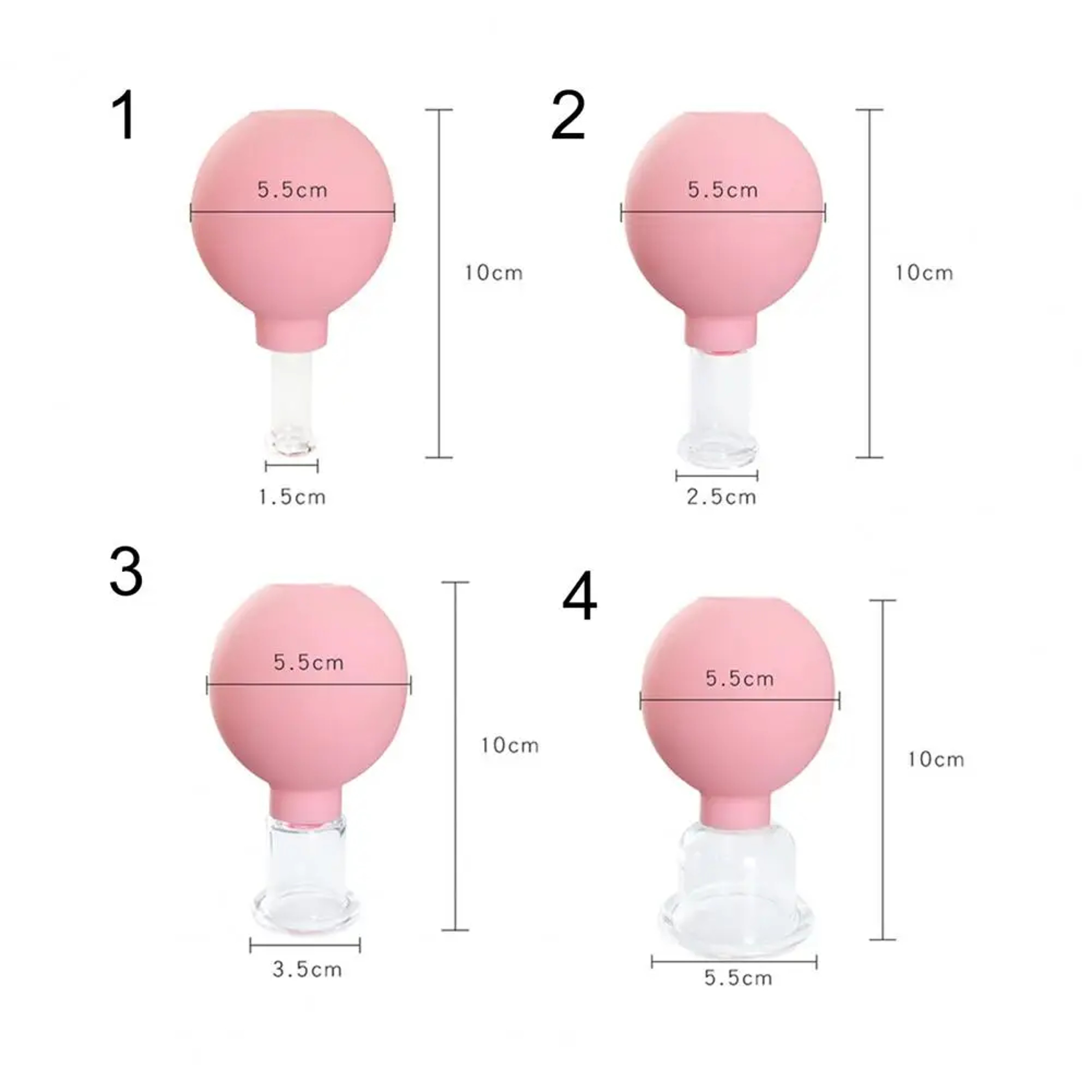 Vacuum Cupping Glass Jar Cellulite Massager for Slimming, Fat Burning, and Health Care – view 4