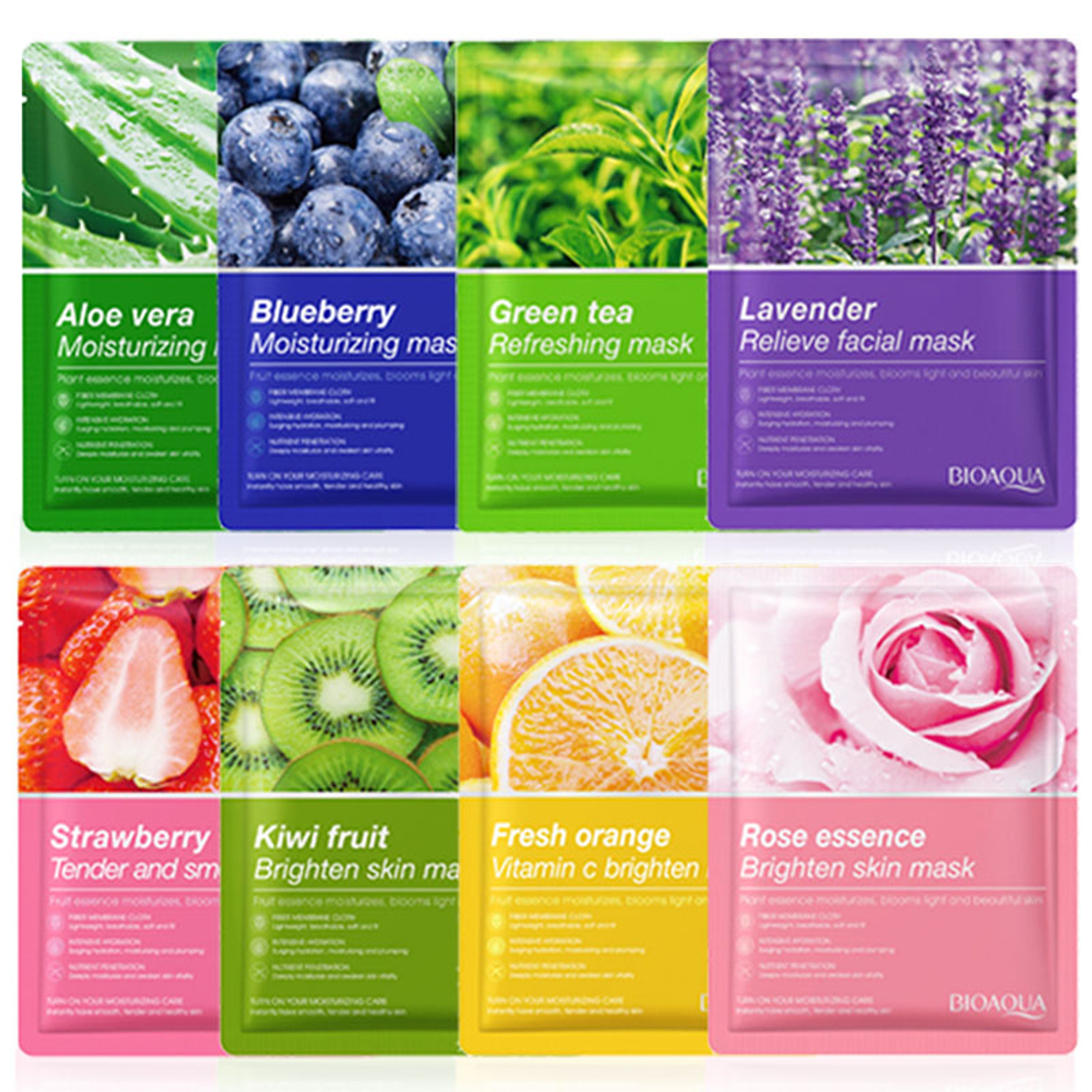 Natural Plant Face Mask Set  Moisturizing Firming  Hydrating Skincare Masks For Glowing Healthy Ski 1