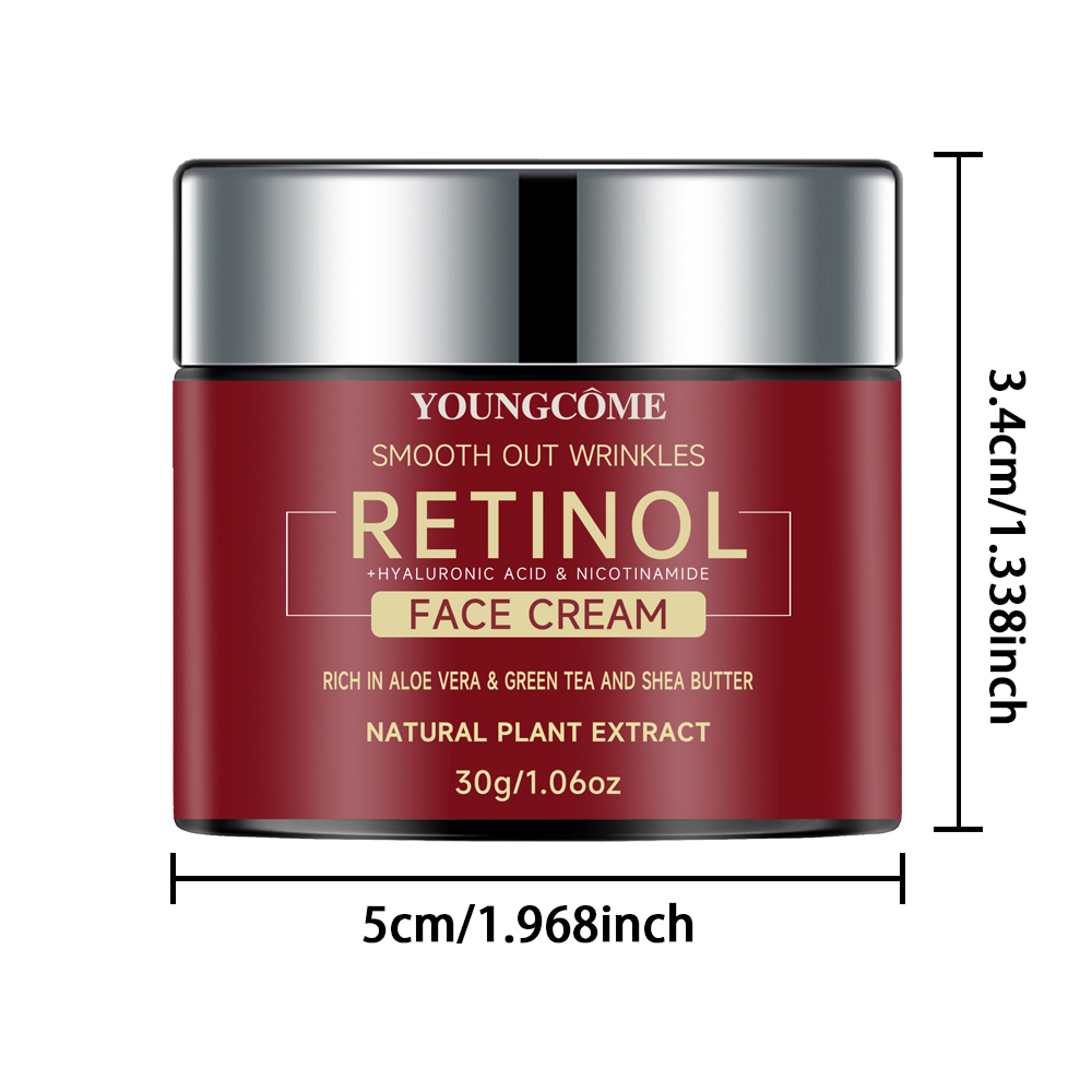Retinol Lifting Firming Cream AntiAging Moisturizing  Brightening Facial Cream For Nourished Smooth 6