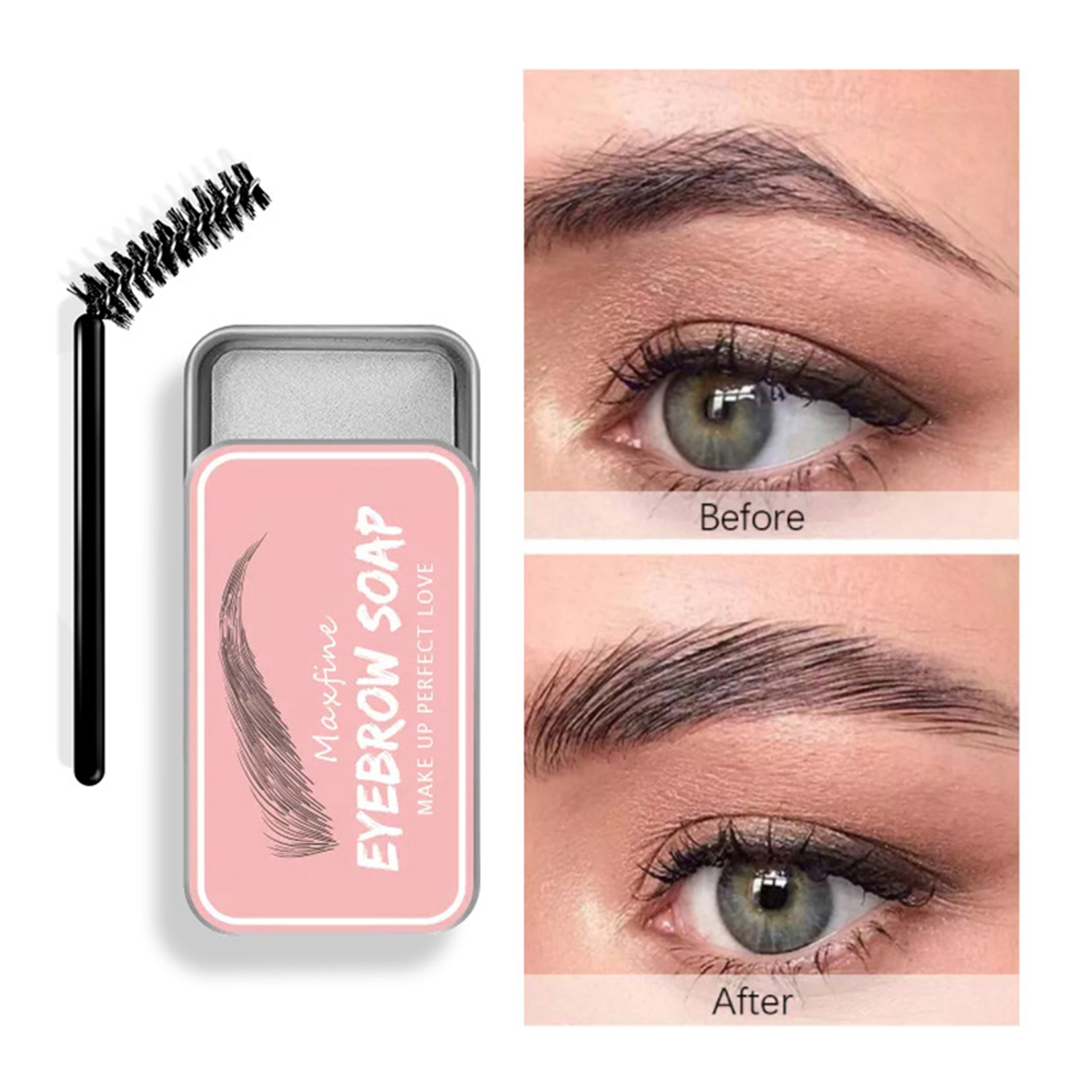 Eyebrow Styling Gel Molding Wax Waterproof, Transparent, Long-lasting Hold for Perfect Brows – view 1