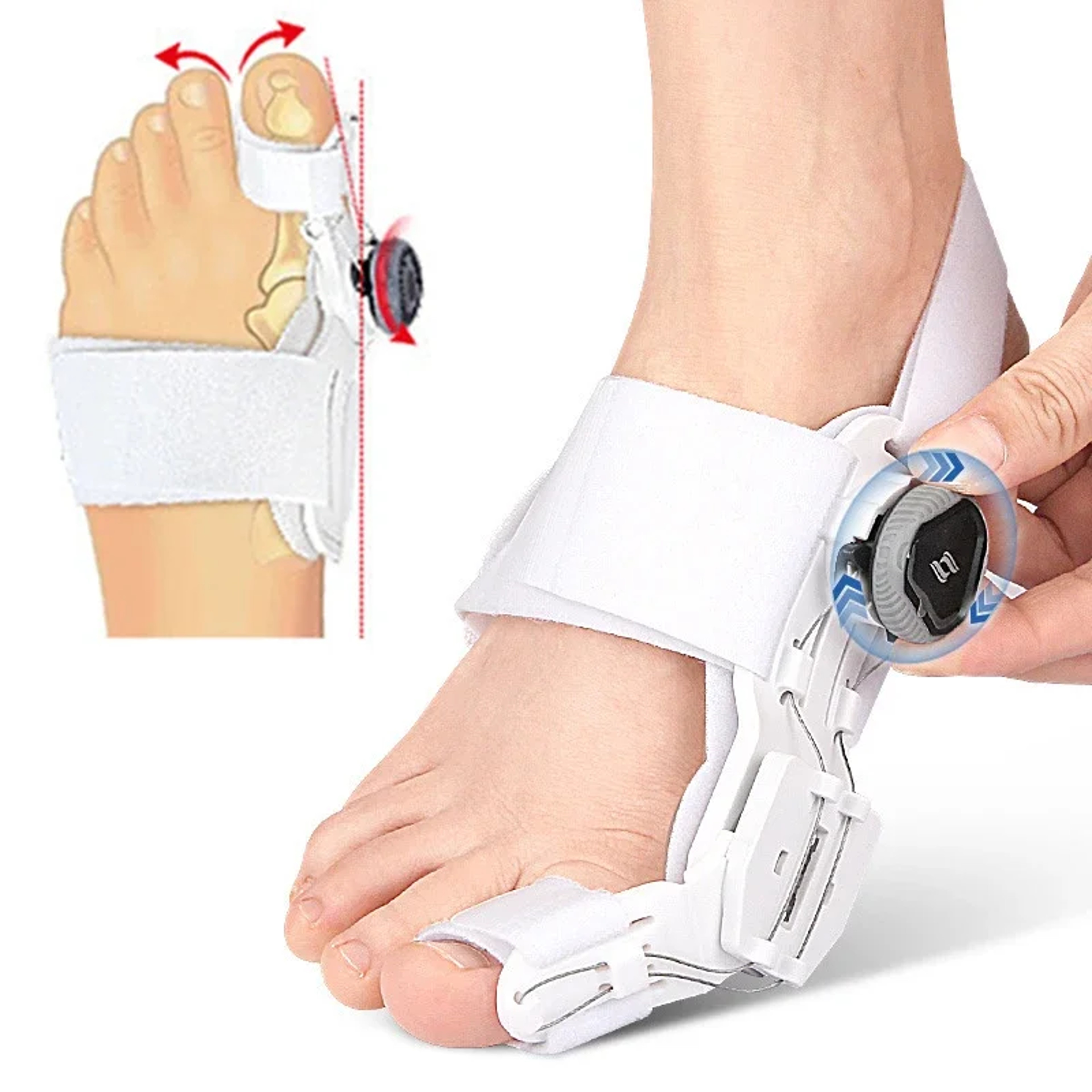 Adjustable Bunion Corrector  Toe Separator  Unisex Hallux Valgus Braces For Foot Pain Relief 8