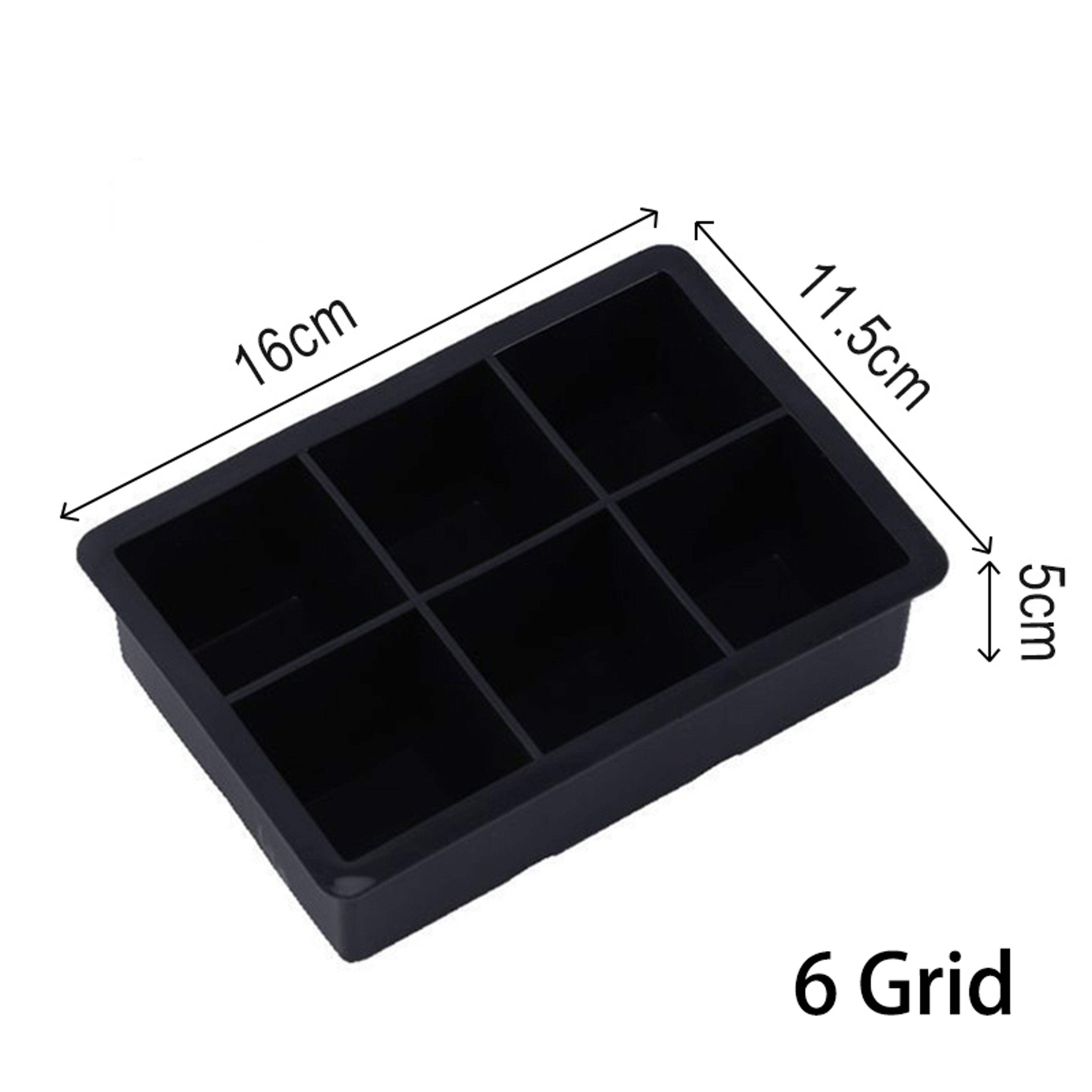 Premium Silicone Ice Cube Tray Large DIY Square Mold For Drinks  Bar Use 7