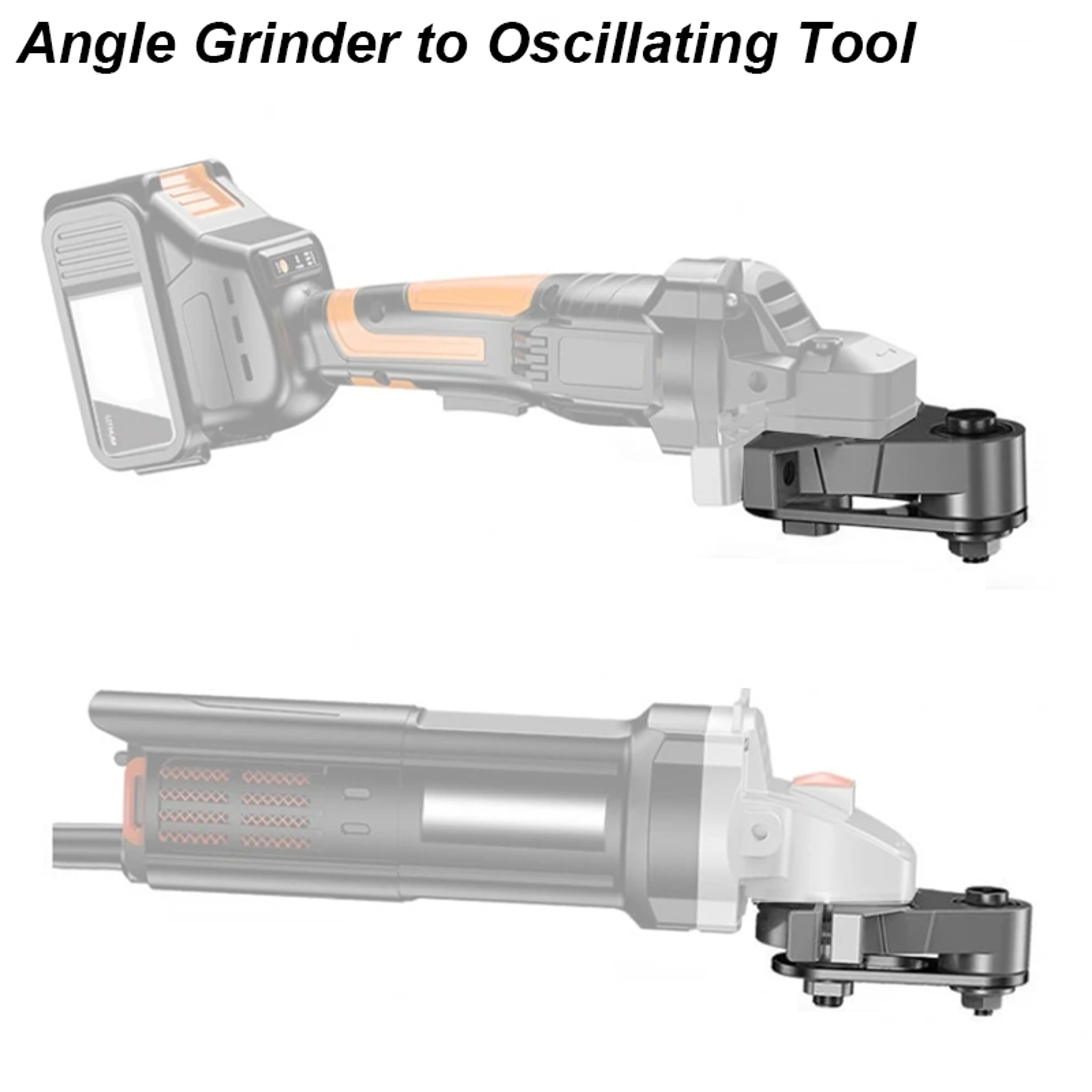 Multifunctional Angle Grinder Attachment Converter  Oscillate Saw Blade Adapter Compatible For Powe 2