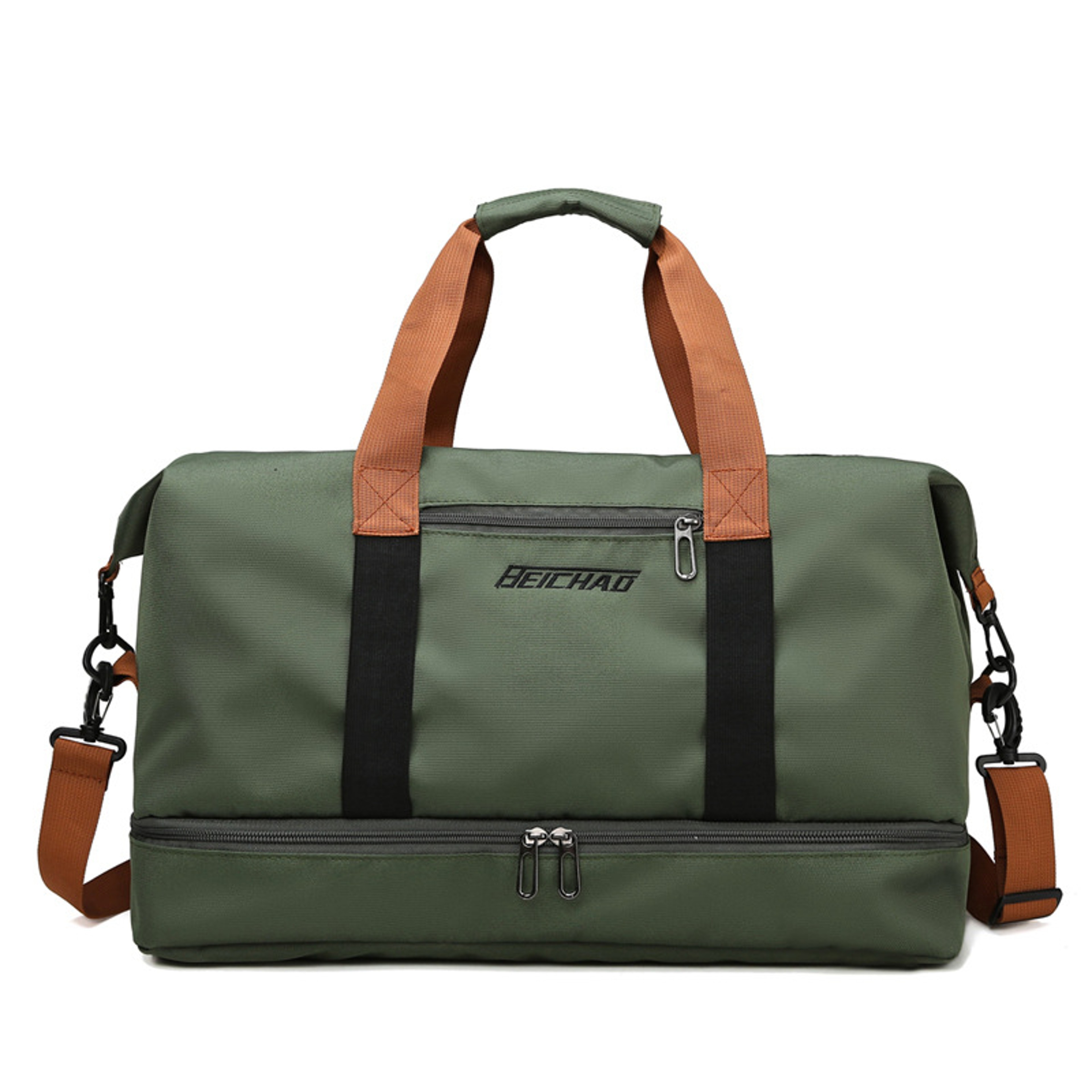 Portable Fitness Travel Gym Bag  Duffle CarryOn Weekender Bag For Men  Women 6