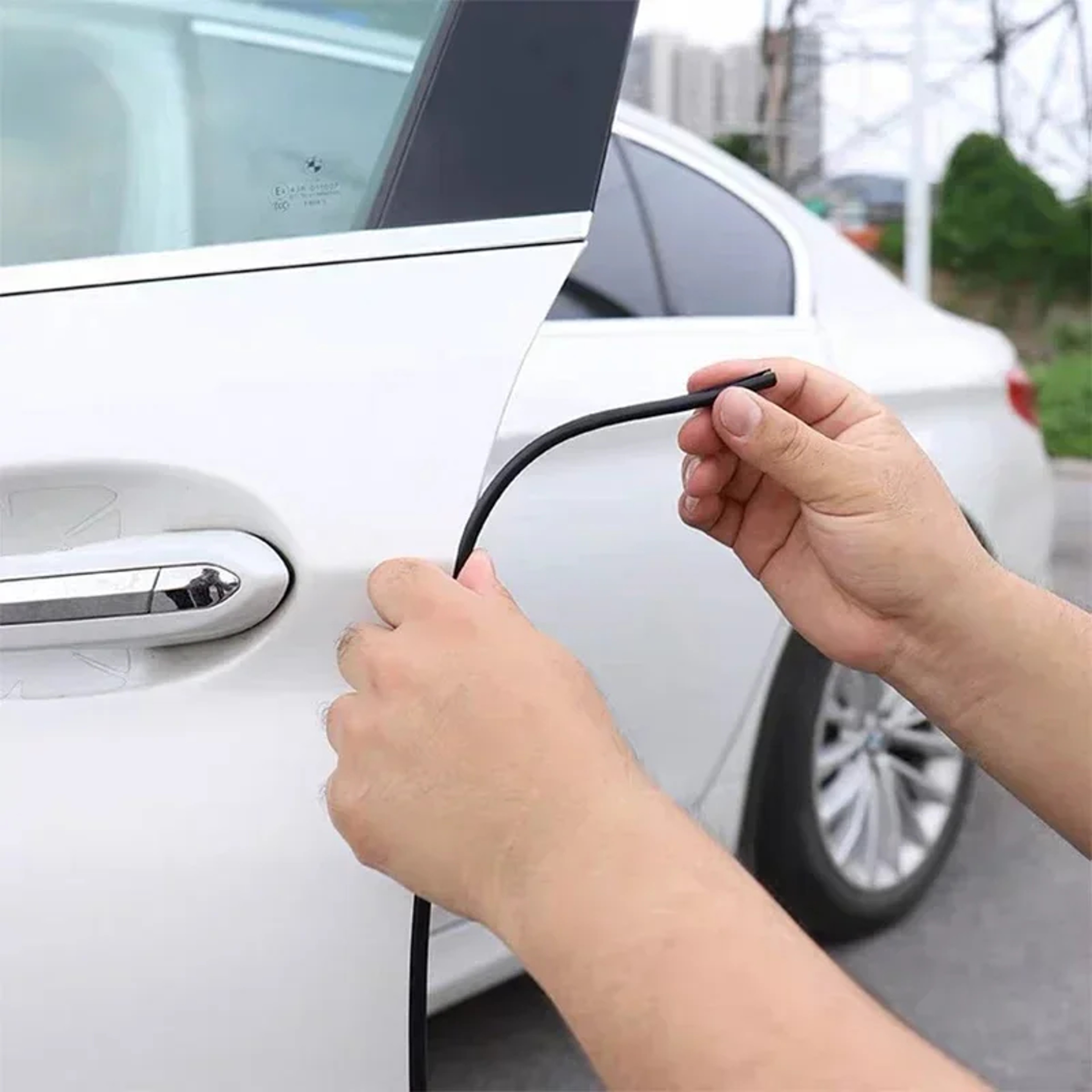 Car Door Edge Scratch Protector Strip Auto U Type Rubber Moulding Trim for Side Protection – view 2