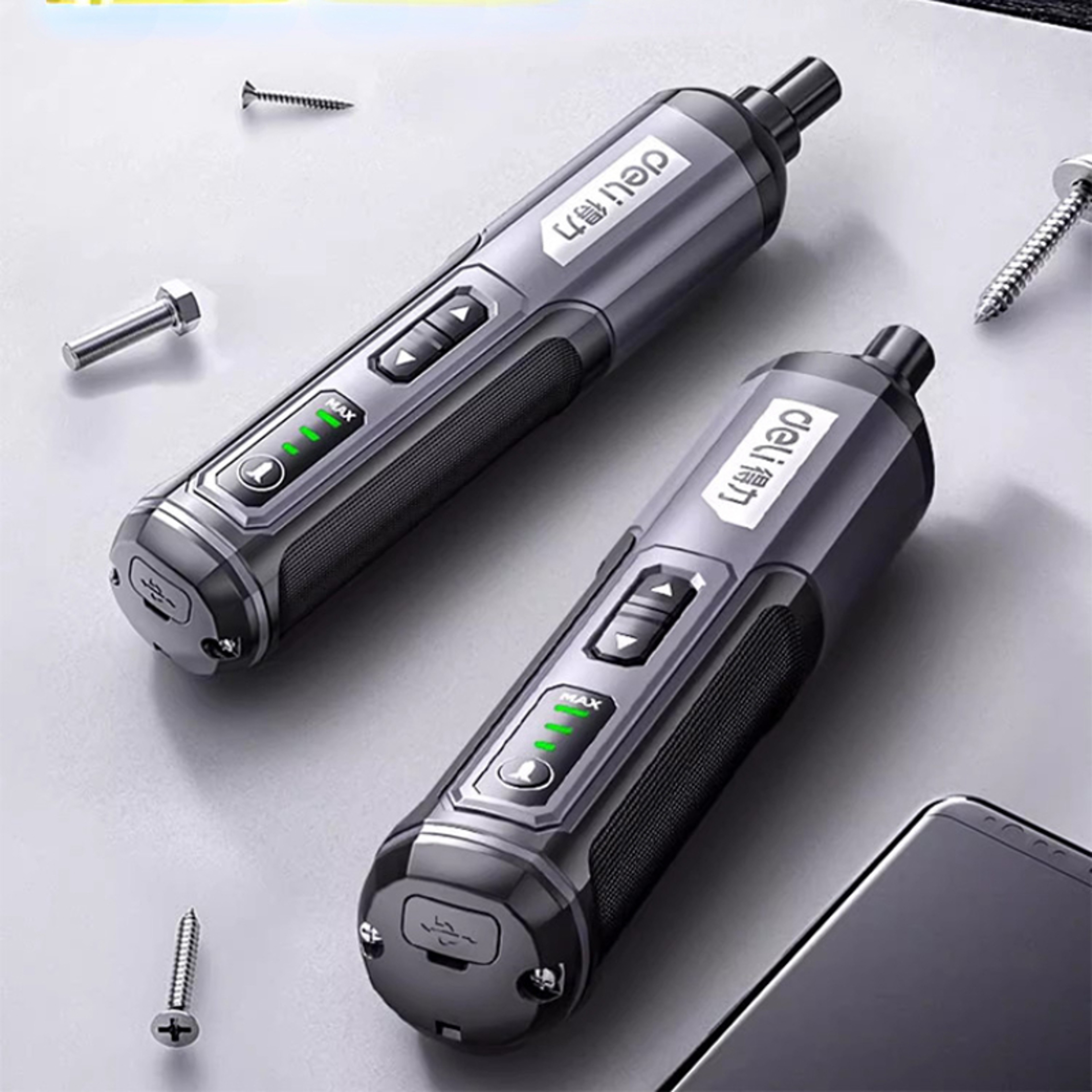 Mini Electric Screwdriver Set USB Rechargeable Power Drill Multi Function Torque Repair Tool Kit Fo 0