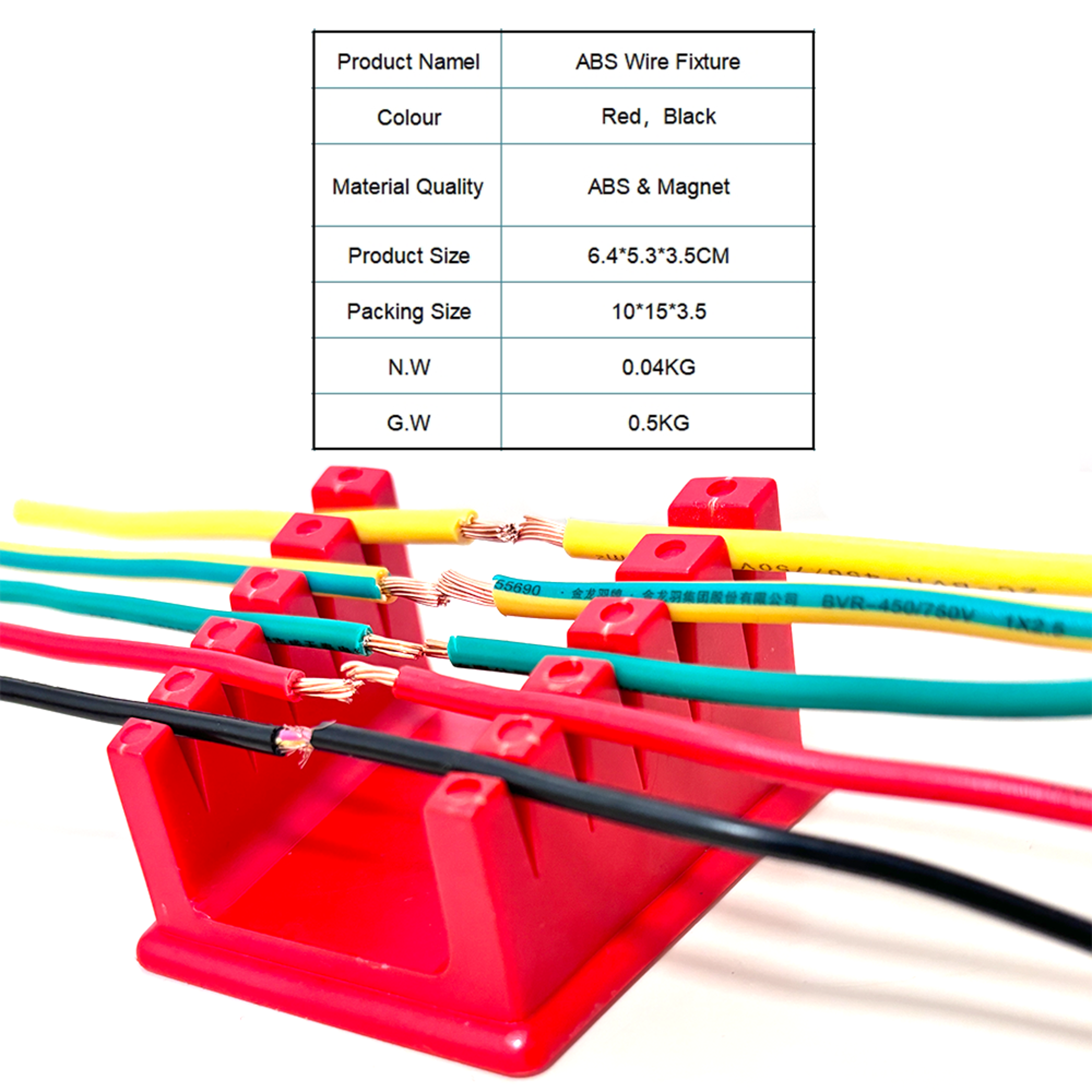 ABS Welding Wire Fixture for Soldering Cable Clamp Holder with Adjustable Gears – view 2