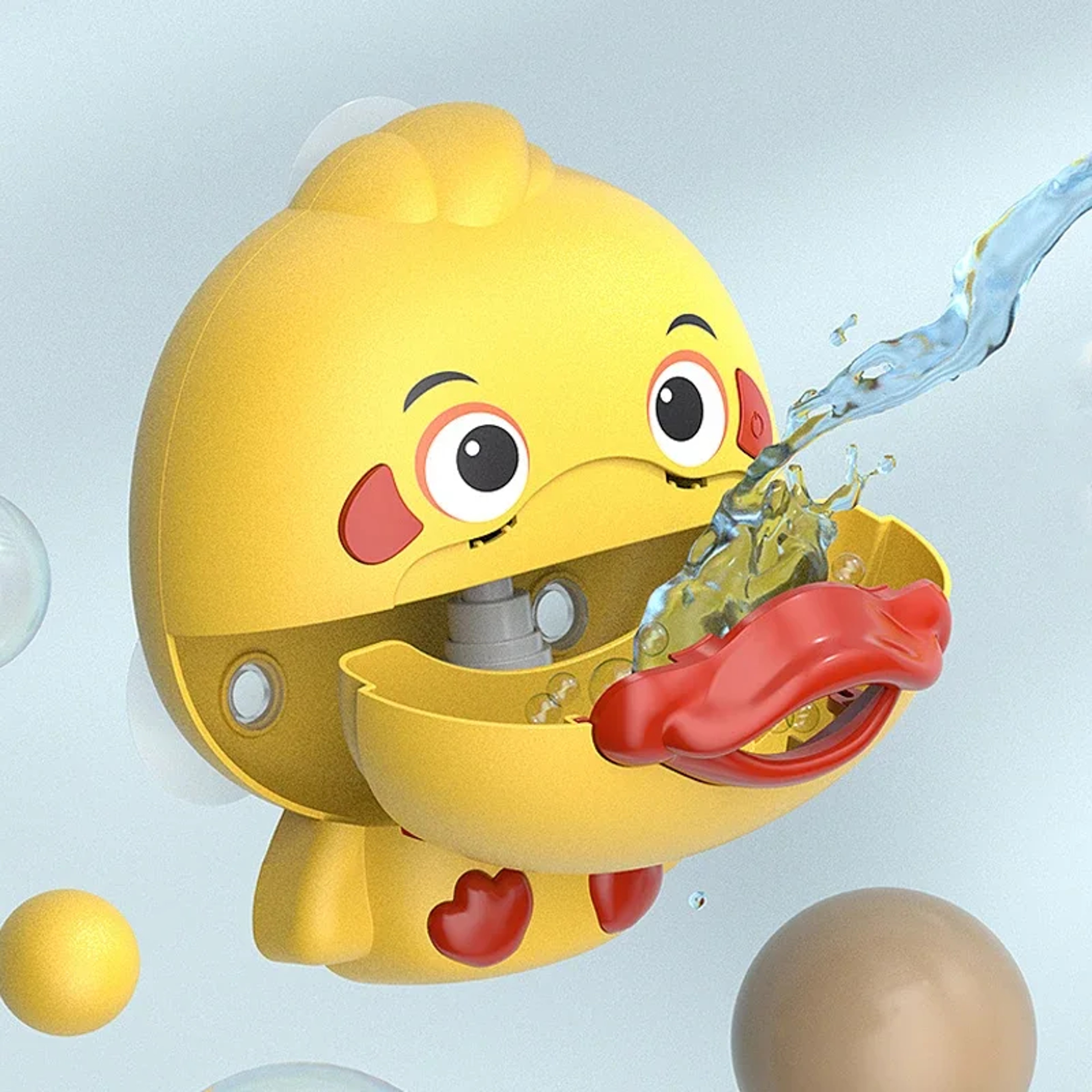 Duck Bubble Bath Toy Bubble Maker for Kids Bathtub Fun Baby Bath Bubble Toy – view 3