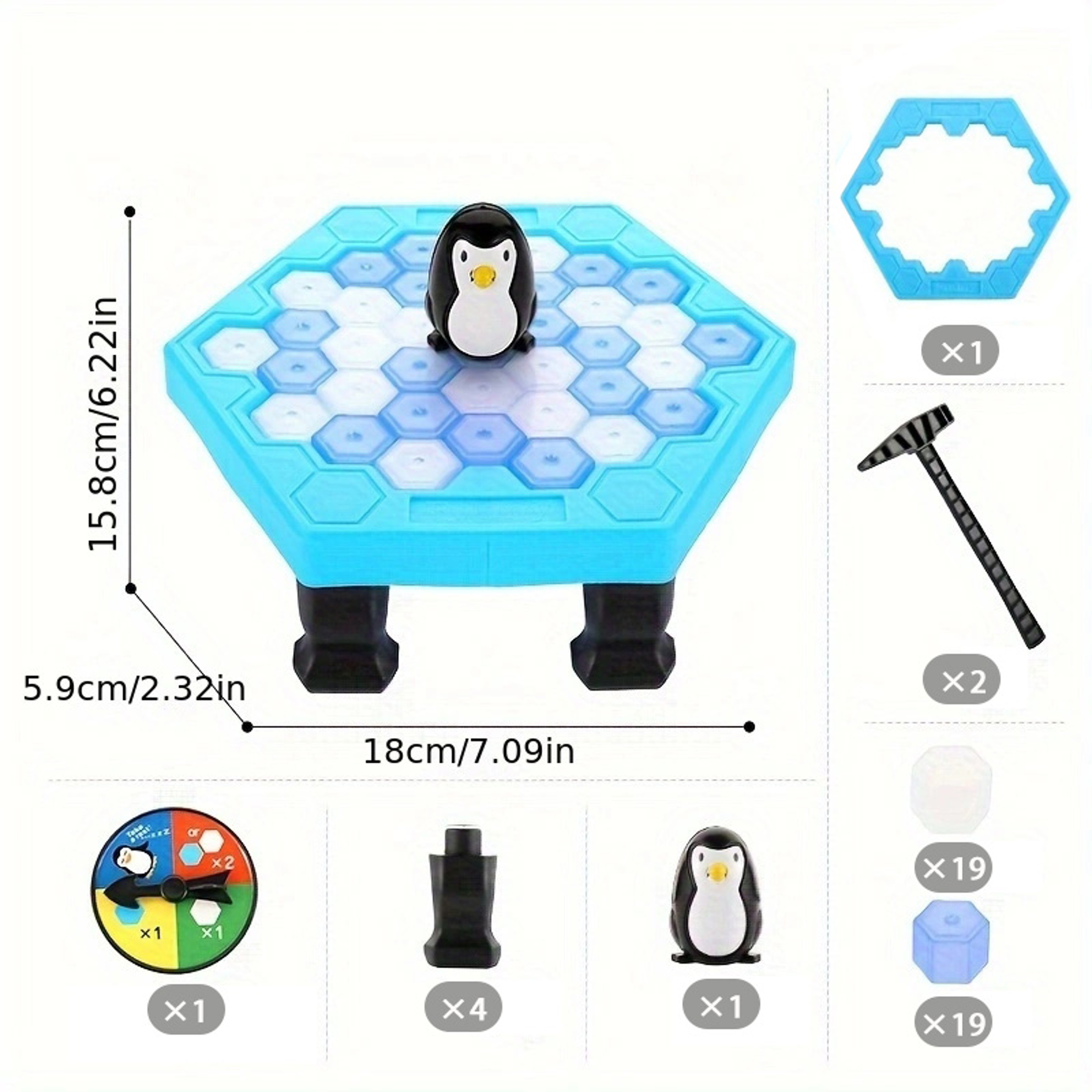 Save Penguin Ice-Breaking Game Fun Tabletop Game for Family & Kids – view 6