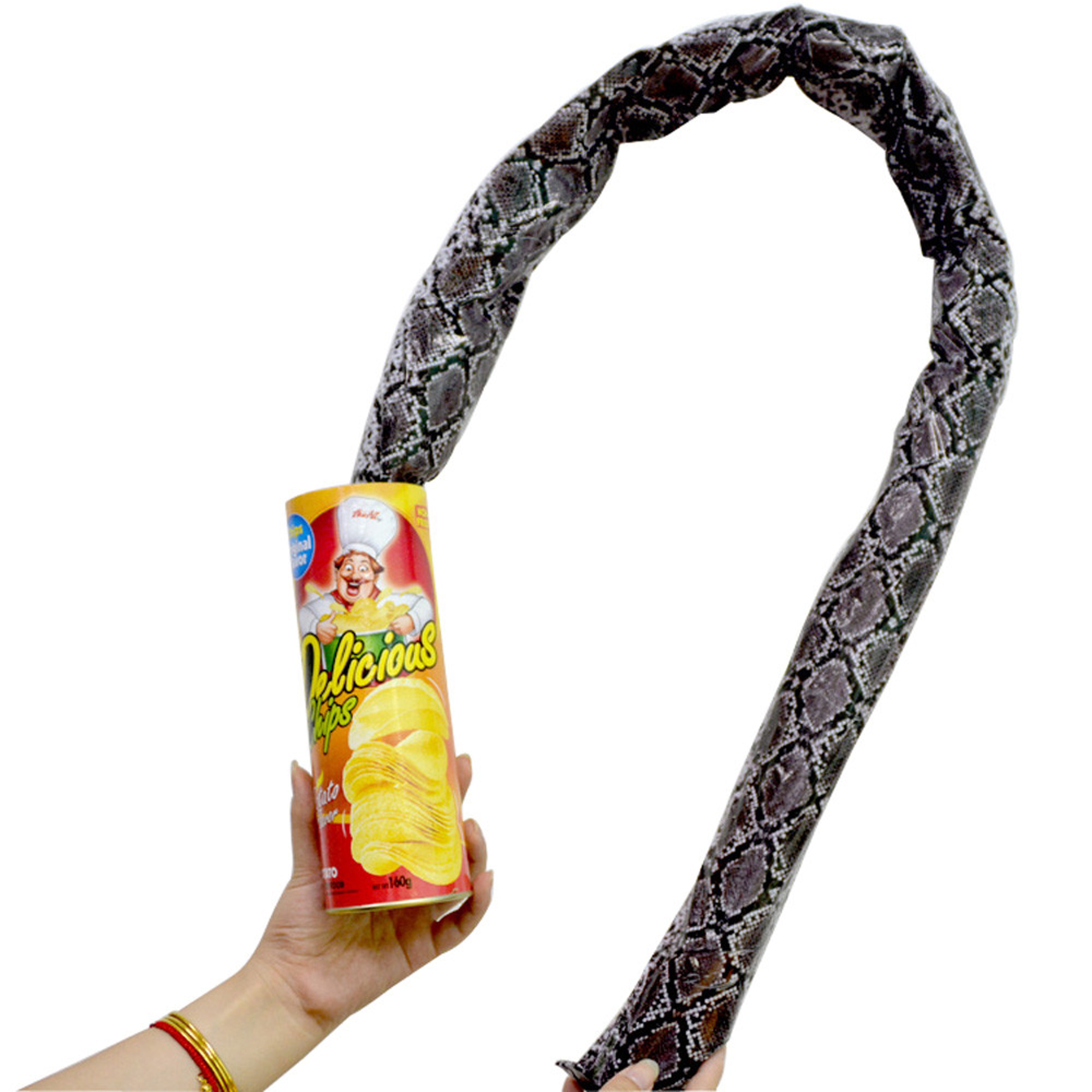 Potato Chip Snake Magic Trick Toy Gag Gift & Party Prank Surprise – view 1