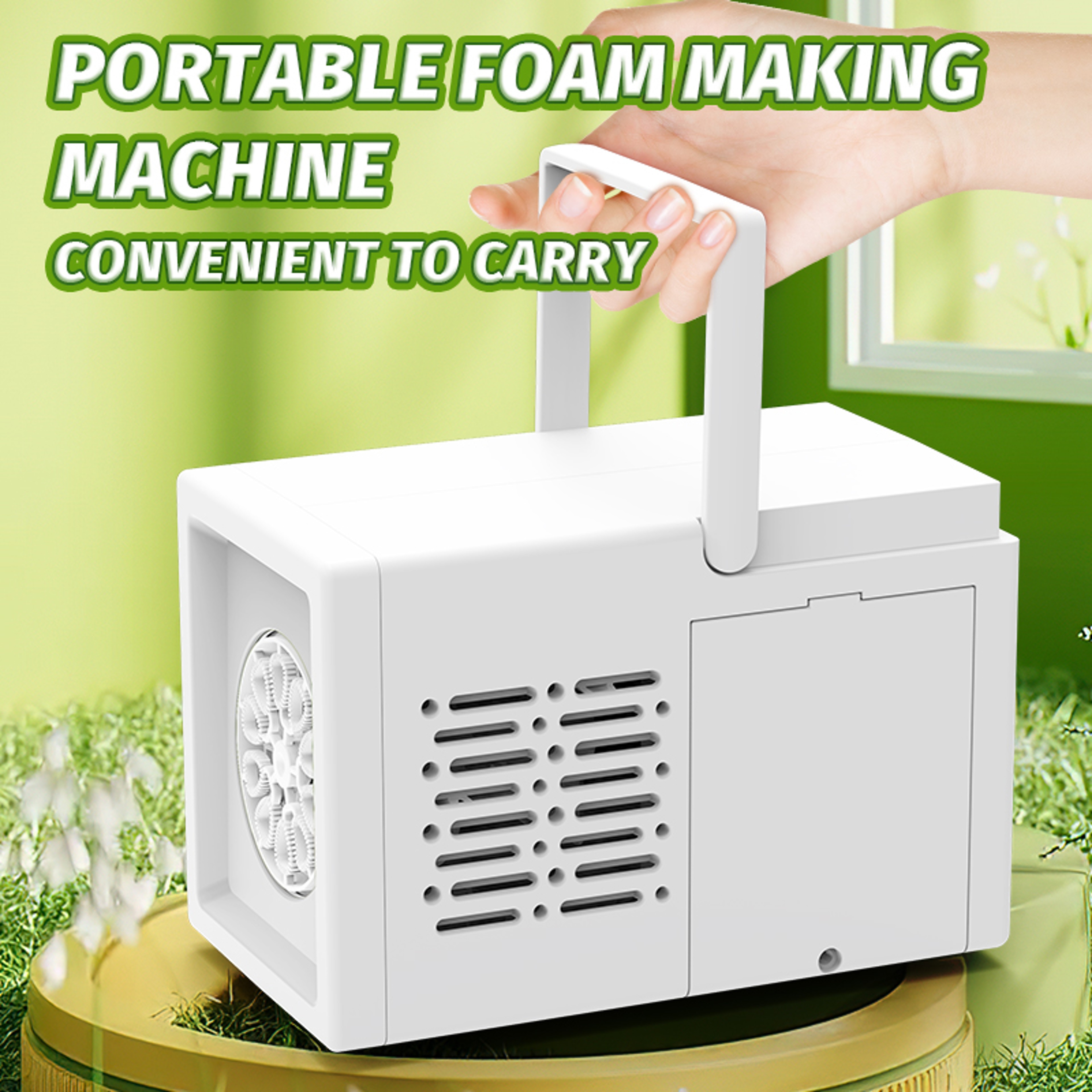 Handheld Hole Automatic Electric Bubble Machine Toy – view 4