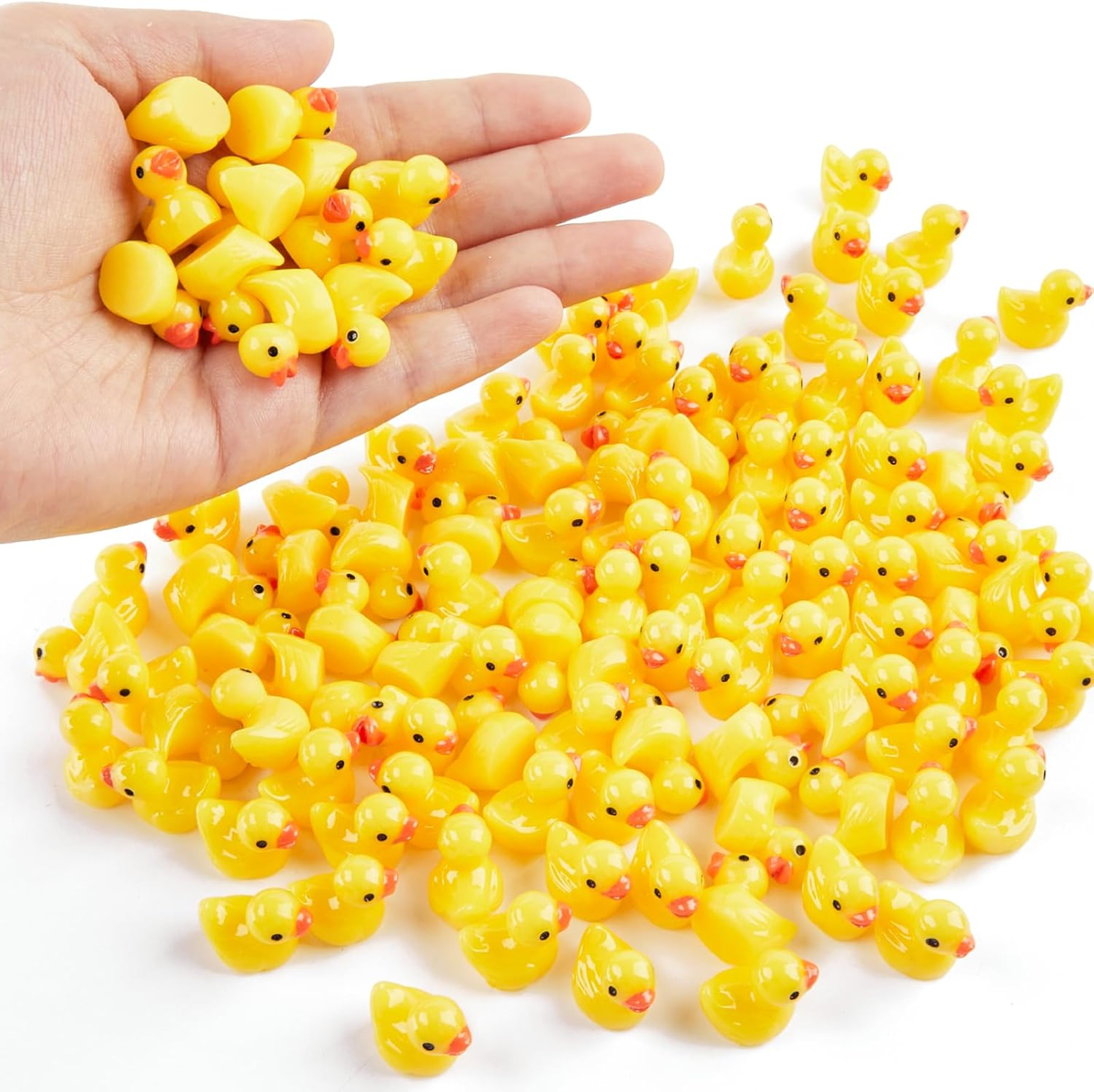 Mini Resin Ducks Set Tiny Duck Miniature Figures for DIY Micro Landscape, Party Decorations & Crafts – view 7