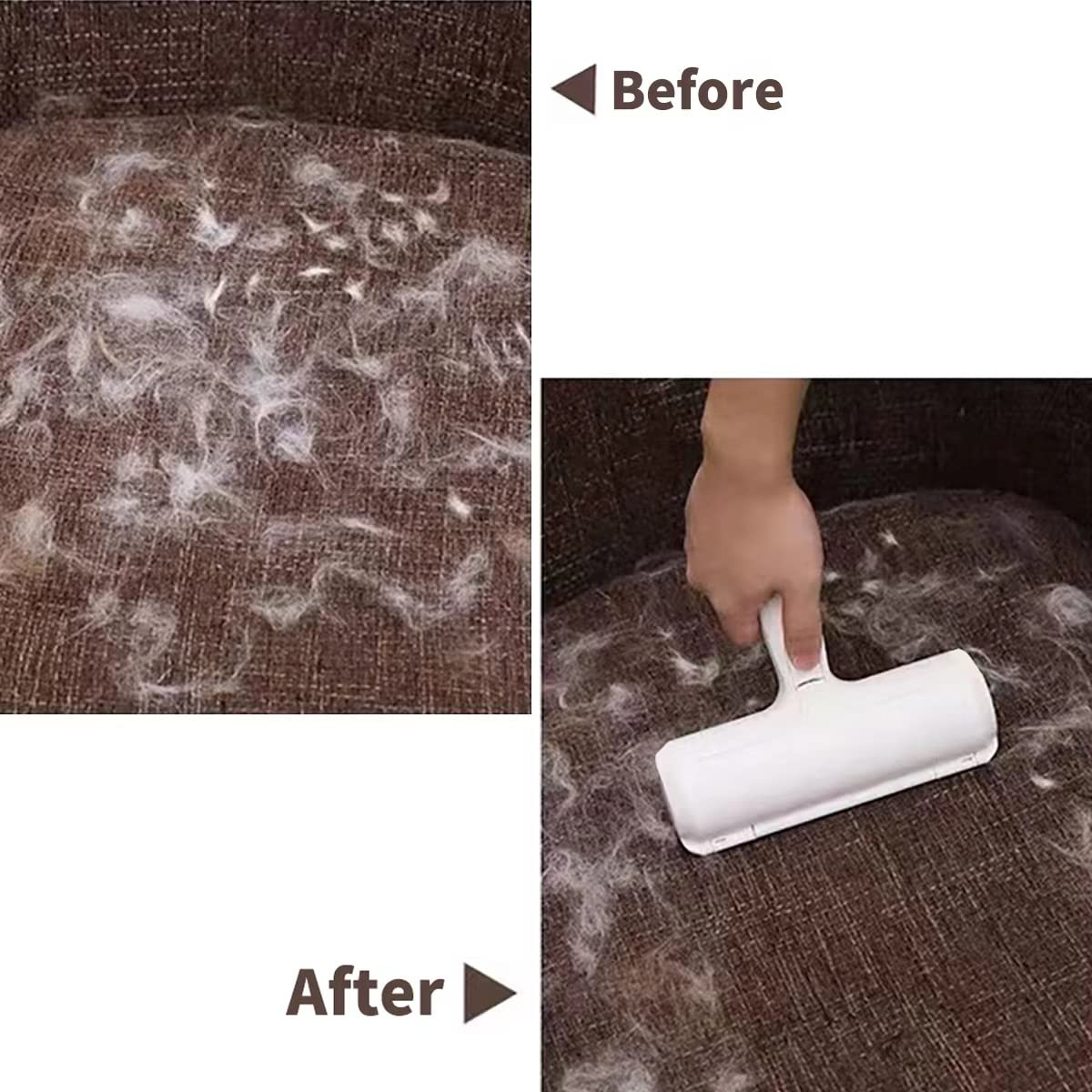 Pet Hair Remover Roller Self Cleaning Base Fur Remover for Dog & Cat Hair, Perfect for Furniture and Clothing – view 4