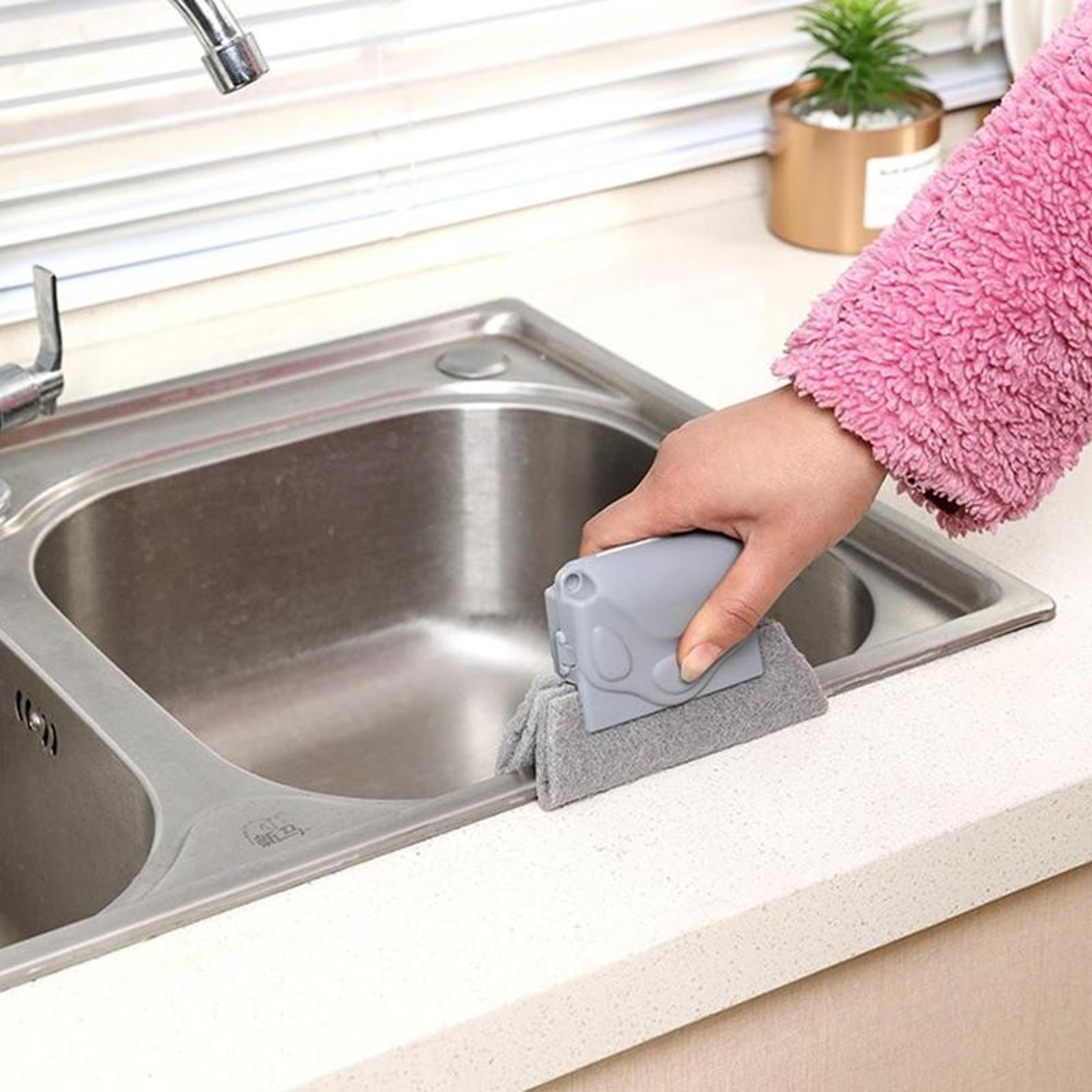 Window Groove Cleaning Brush for Kitchen & Window Slots Essential Cleaning Tool – view 4