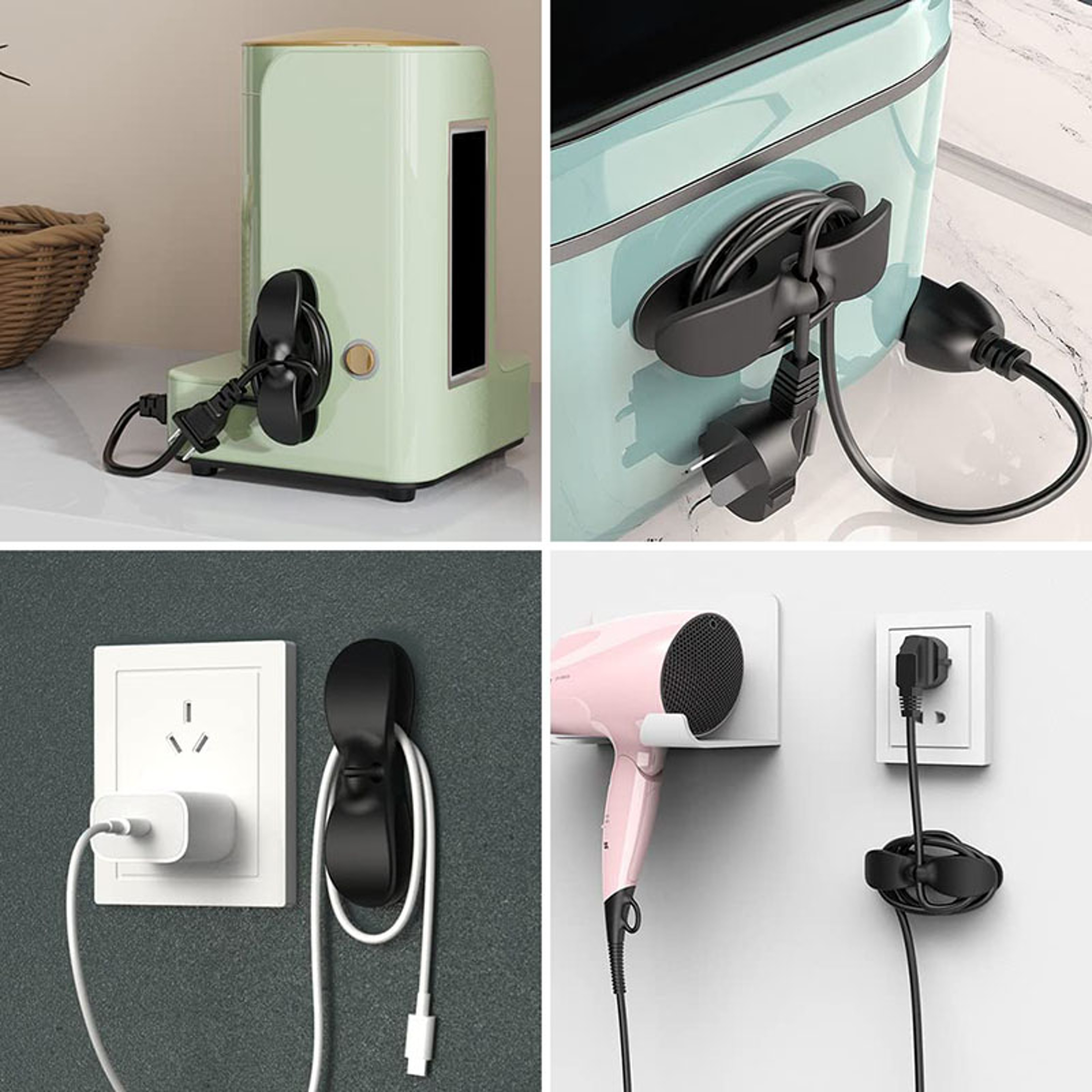 Cord Organizer For Kitchen Appliance Cable Management Clips Keep Your Air Fryer And Coffee Machine  3
