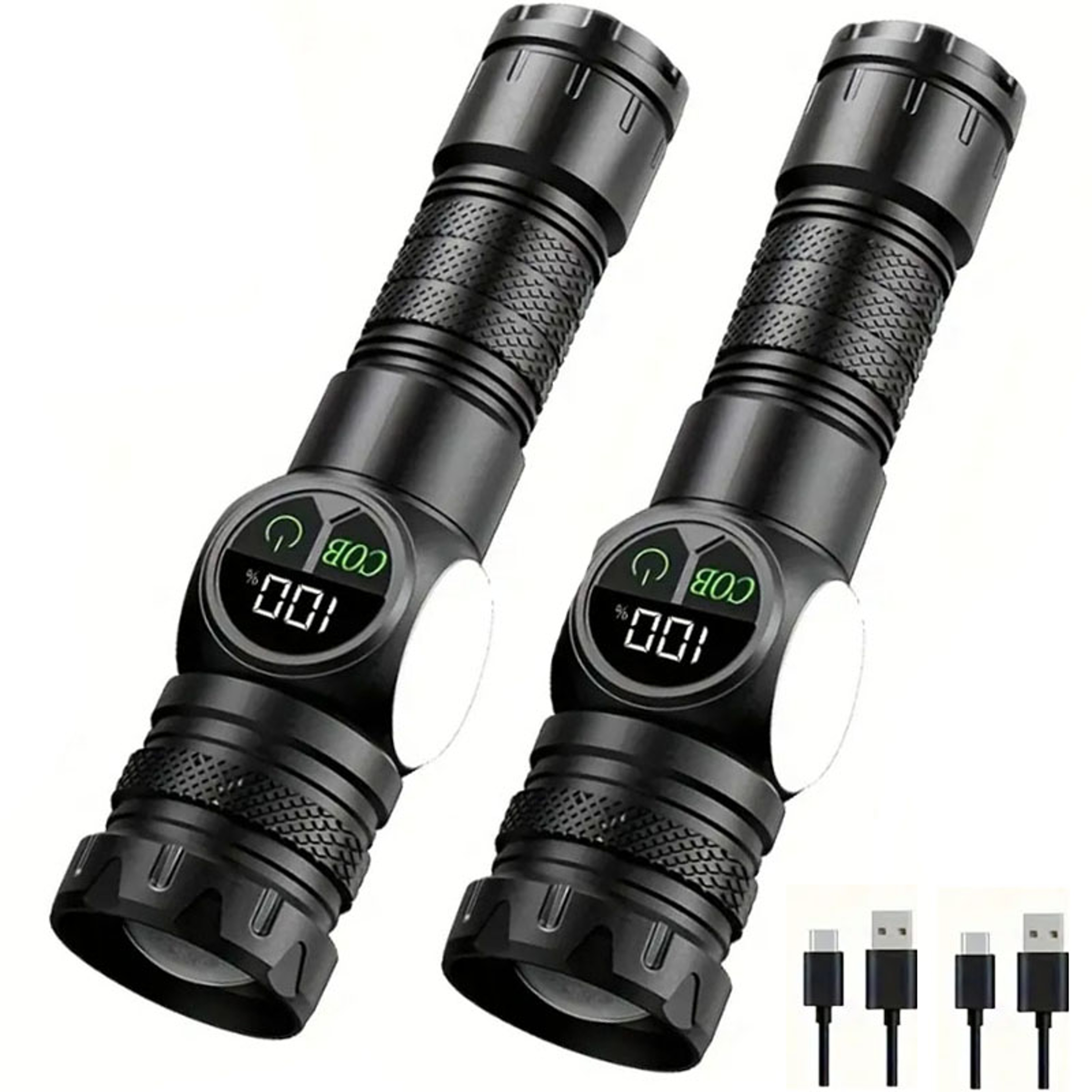 USB Rechargeable LED Flashlight With Lighting Modes  Magnet Perfect For Hiking 7