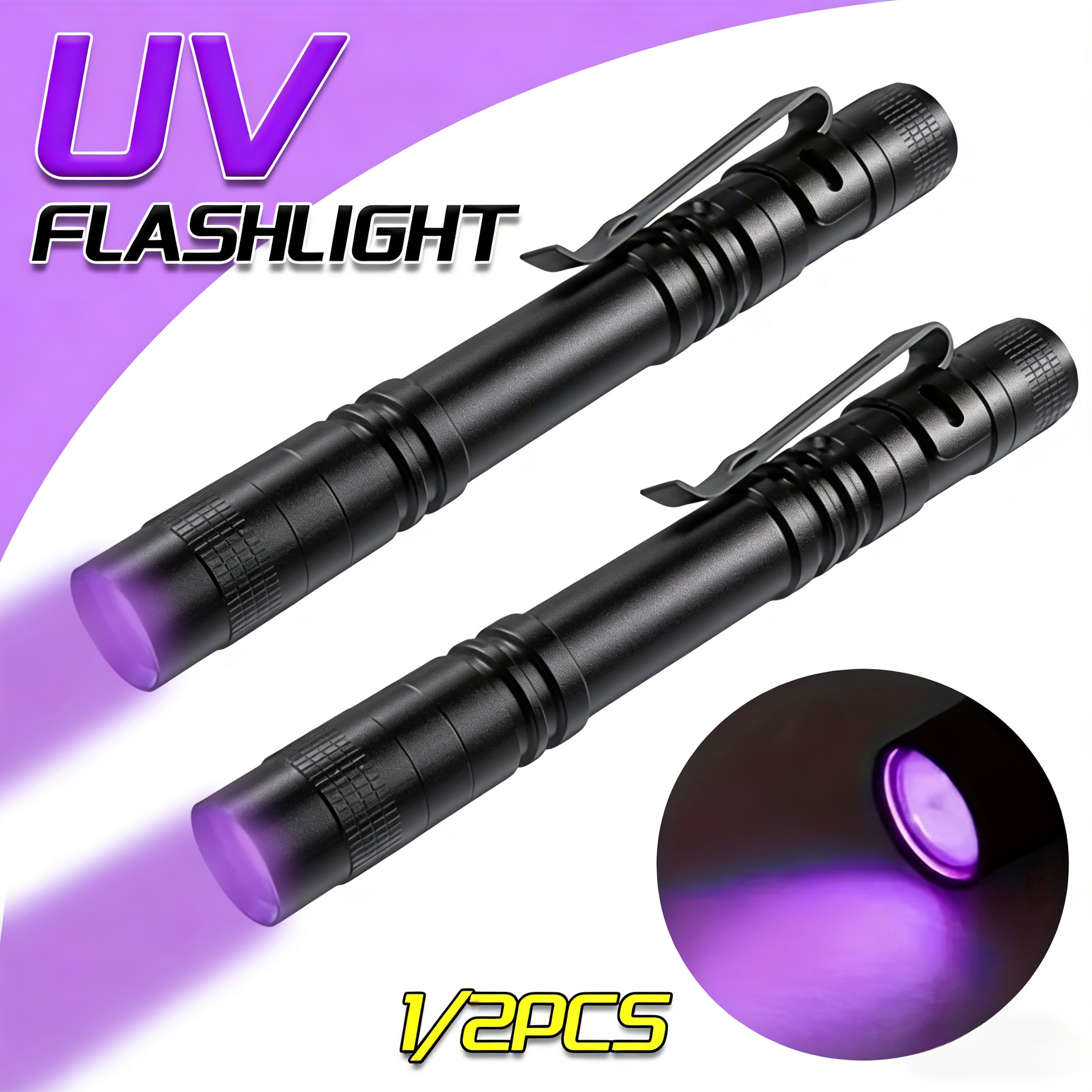 UV Flashlight Portable UV Lamp For Pet Urine Scorpion Detection And More 0