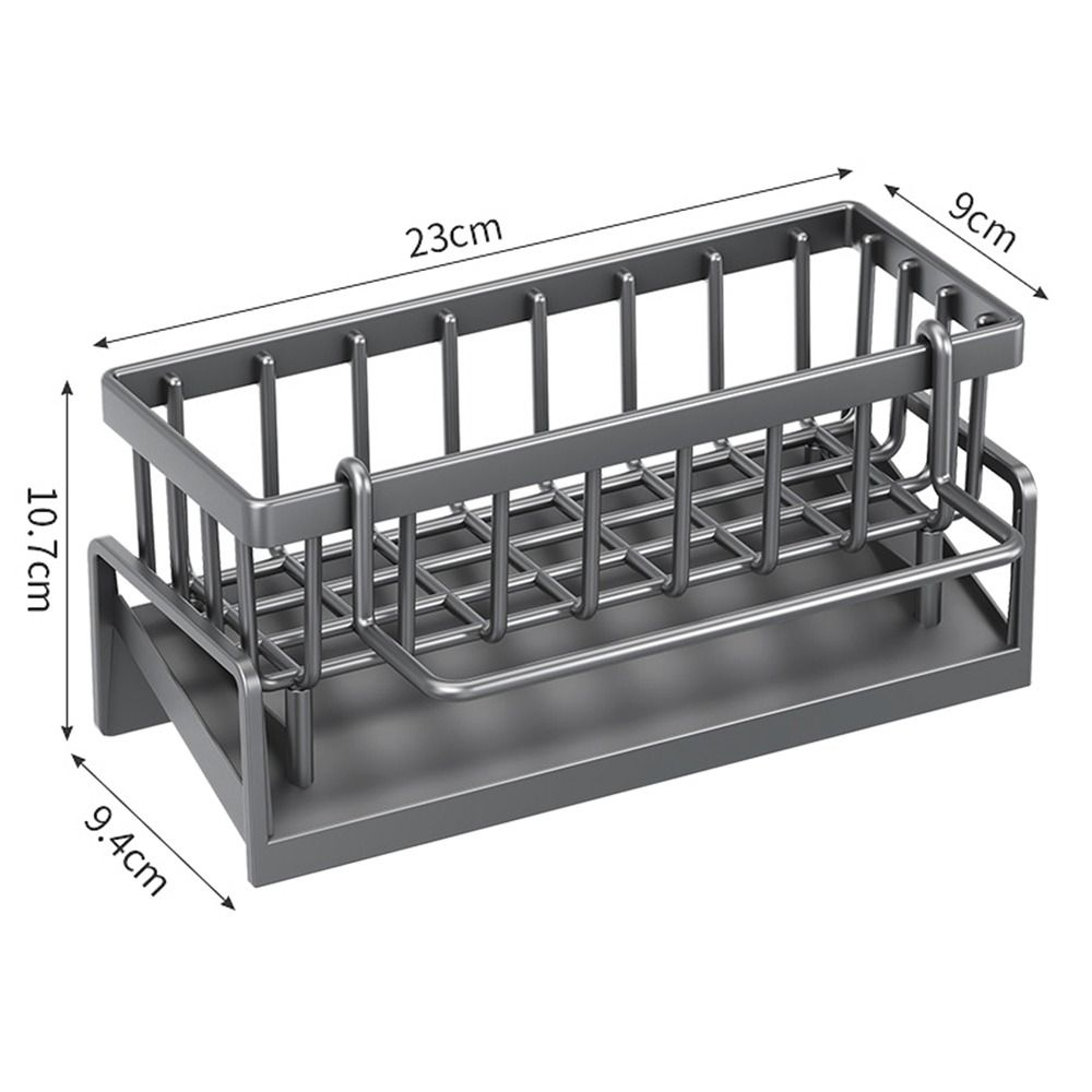 Self Draining Sink Shelf Sponge Holder Multifunctional Kitchen Storage Organizer For Soap  Cosmetic 5