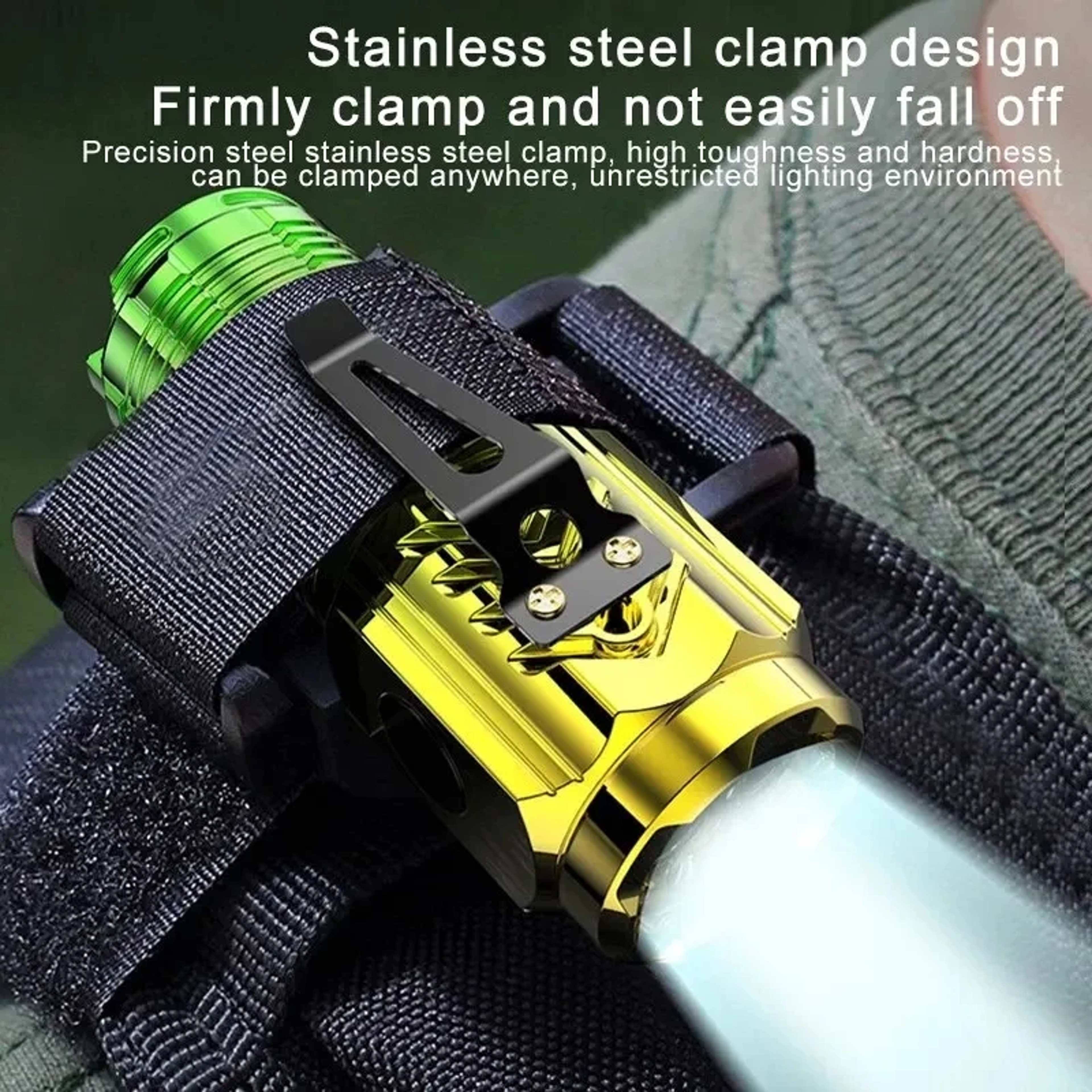 Three Eyes Little Monster LED Flashlight  Super Bright Rechargeable Mini Portable Torch 4